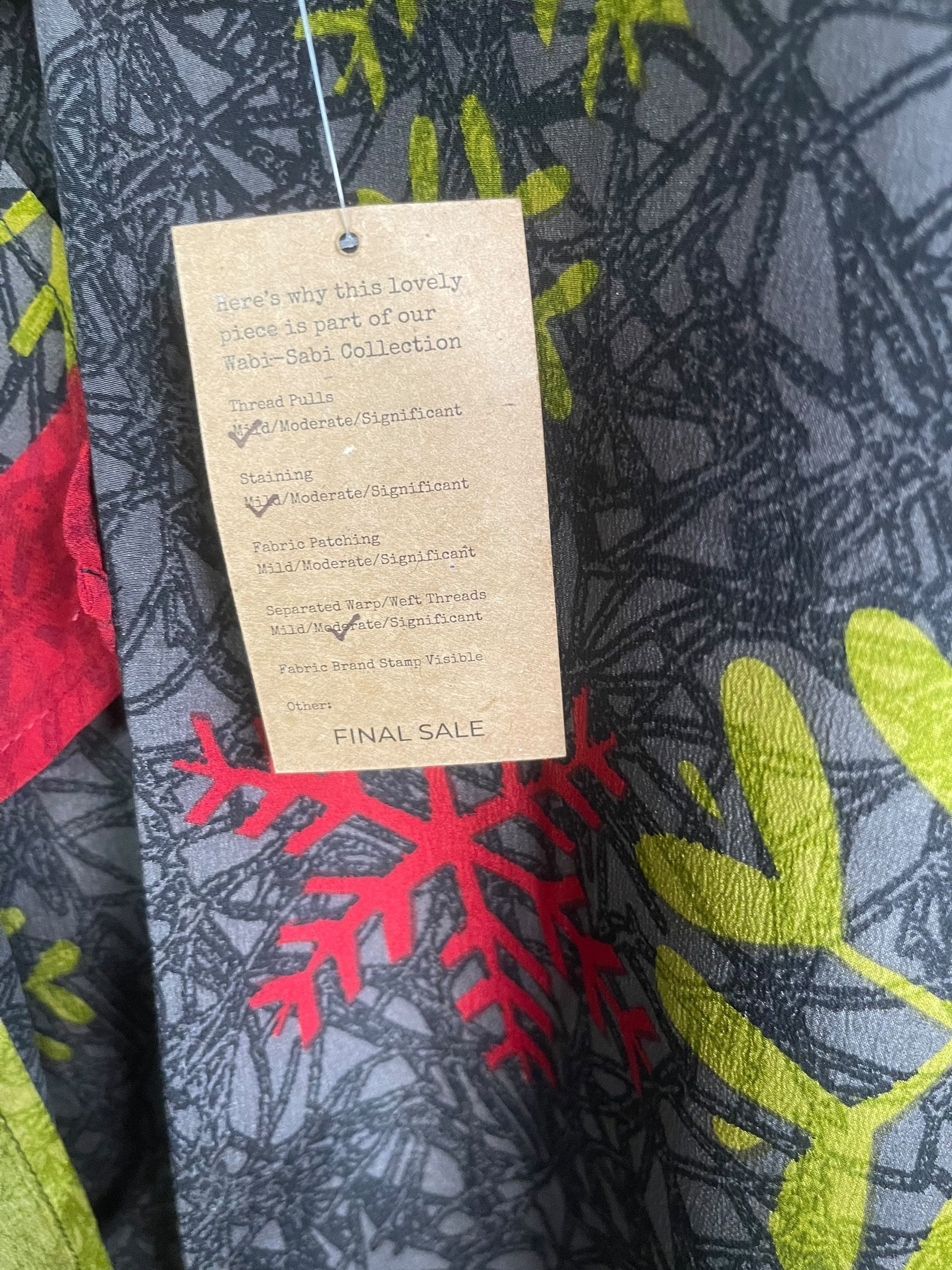 PRC8488 Wabi Sabi Pure Silk Hi Lo Top