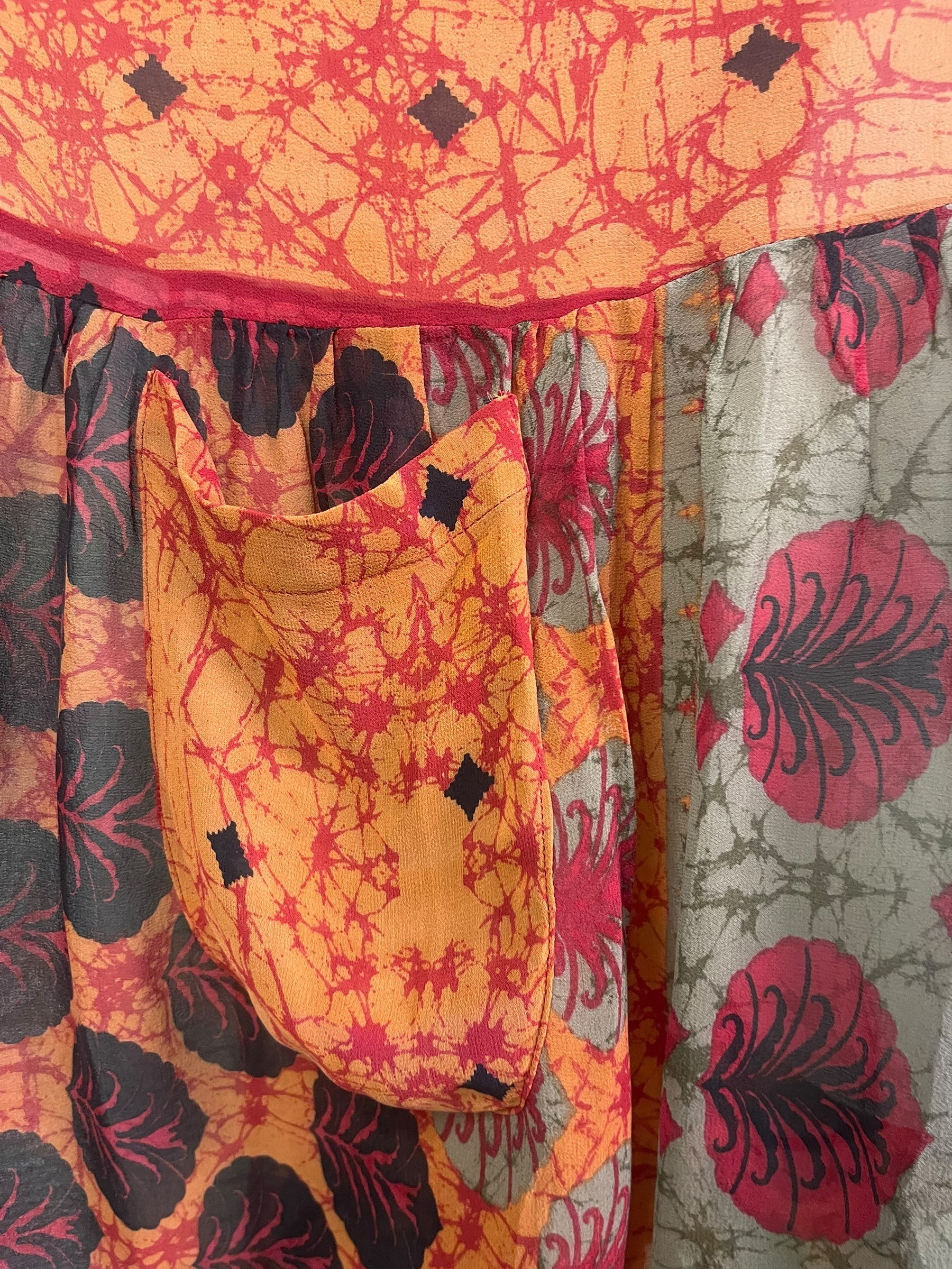 PRG8660 Sheer Avatar Pure Silk Boxy Babydoll Dress