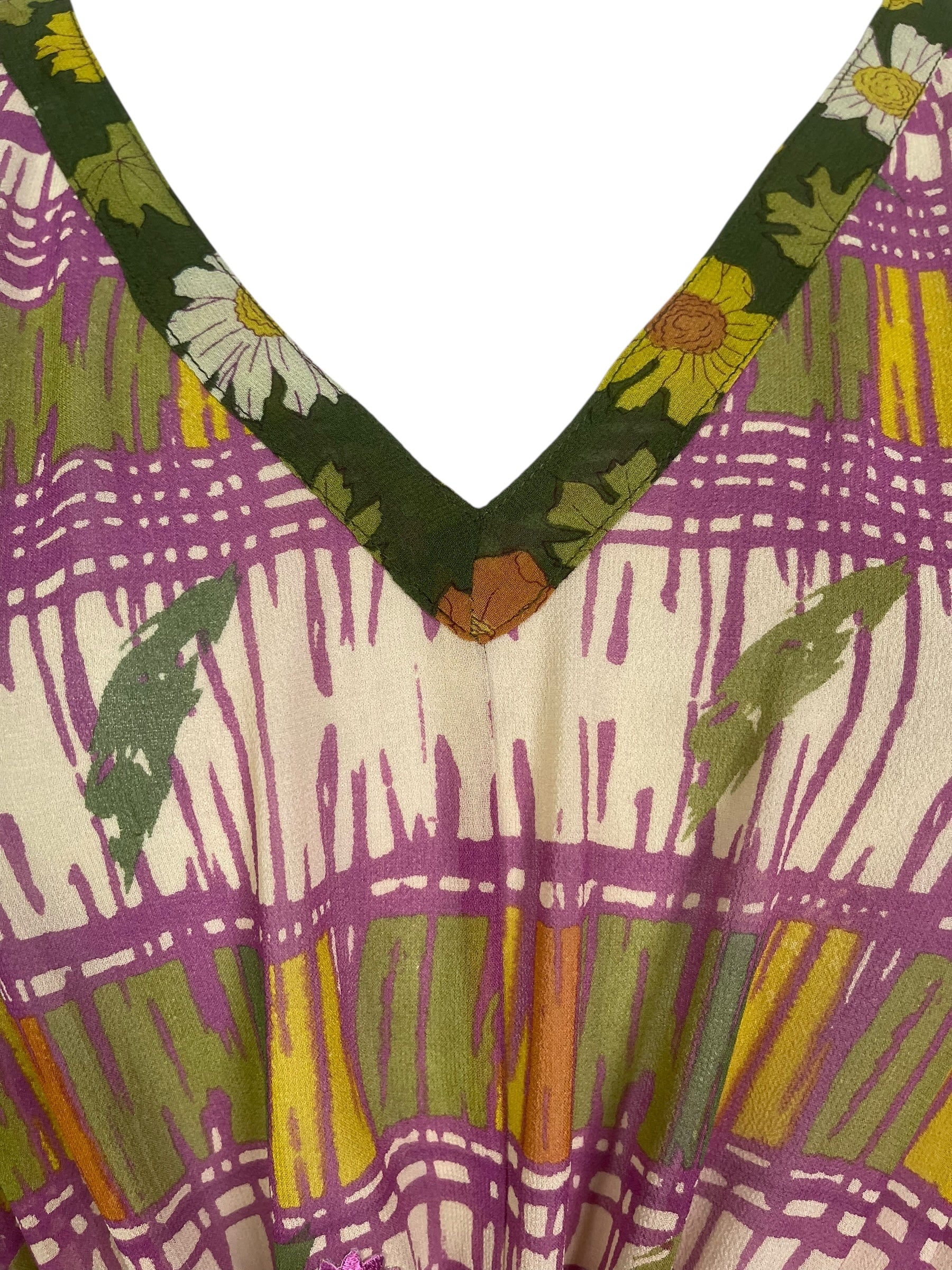 PRG8862 Sheer Avatar Pure Silk Maxi Kaftan
