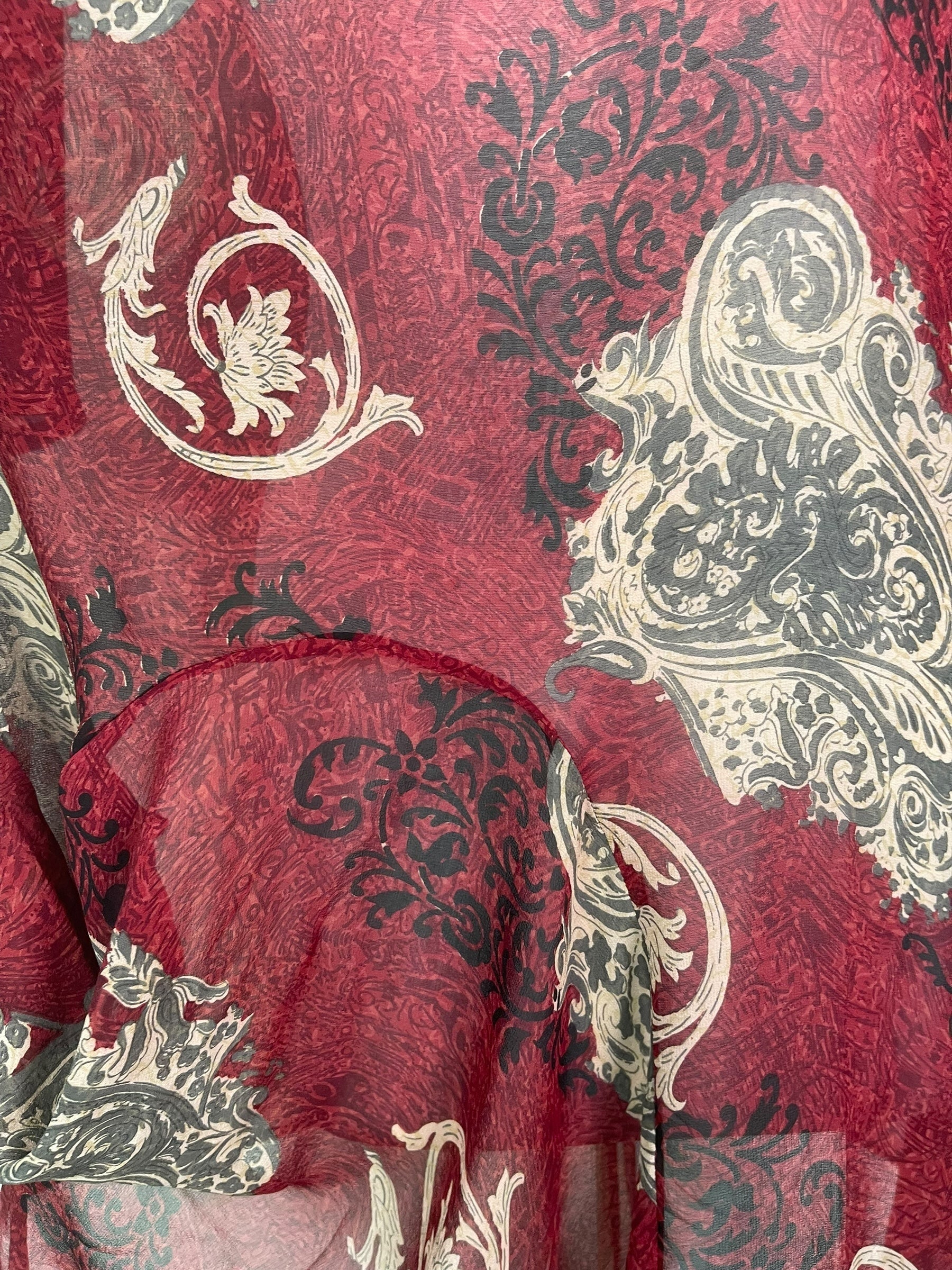 PREVIEW PRG8479 Sheer Avatar Pure Silk Self Pocket Tunic Dress by FEBRUARY2026 – Handmade ethical Self Pocket Tunic from sariKNOTsari using upcycled silk. Designed in Canada for travel and slow fashion, loved from Toronto to LA to Sydney.