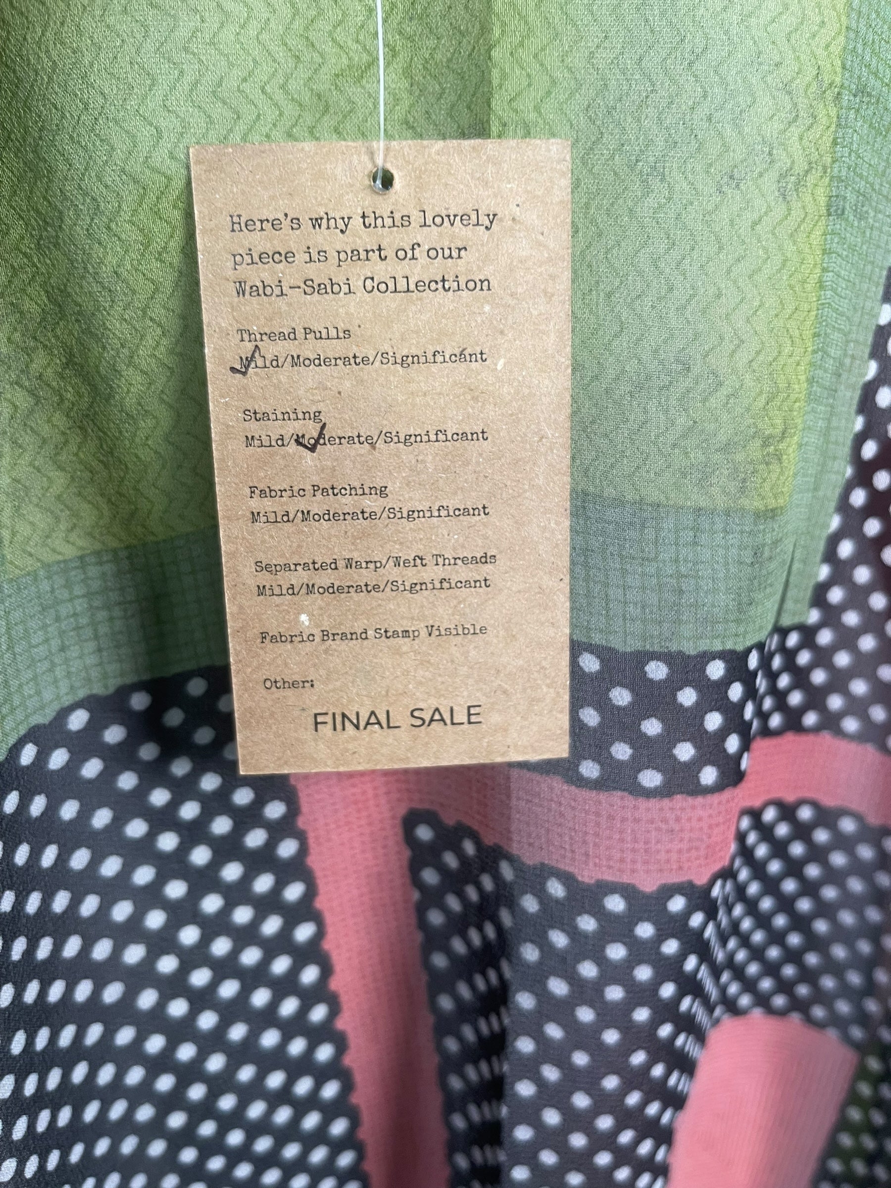 PRG8480 Sheer Wabi Sabi Pure Silk Long Tunic with Side Ties