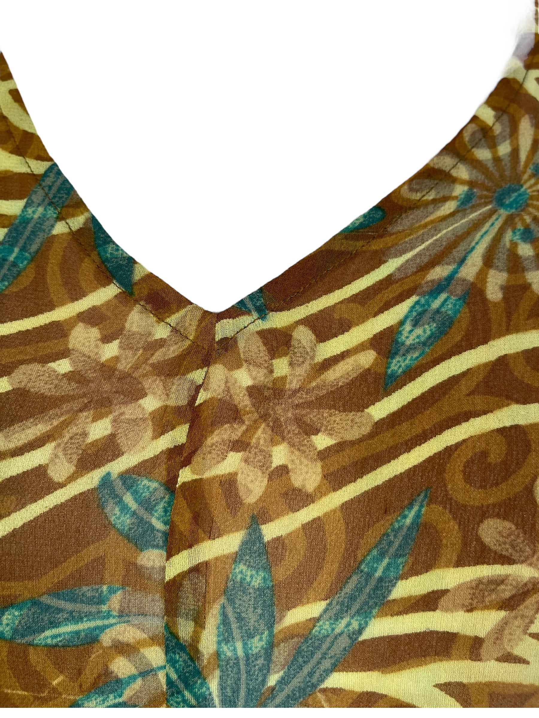 PRG7067 Sheer Wabi Sabi Pure Silk Waterfall Top