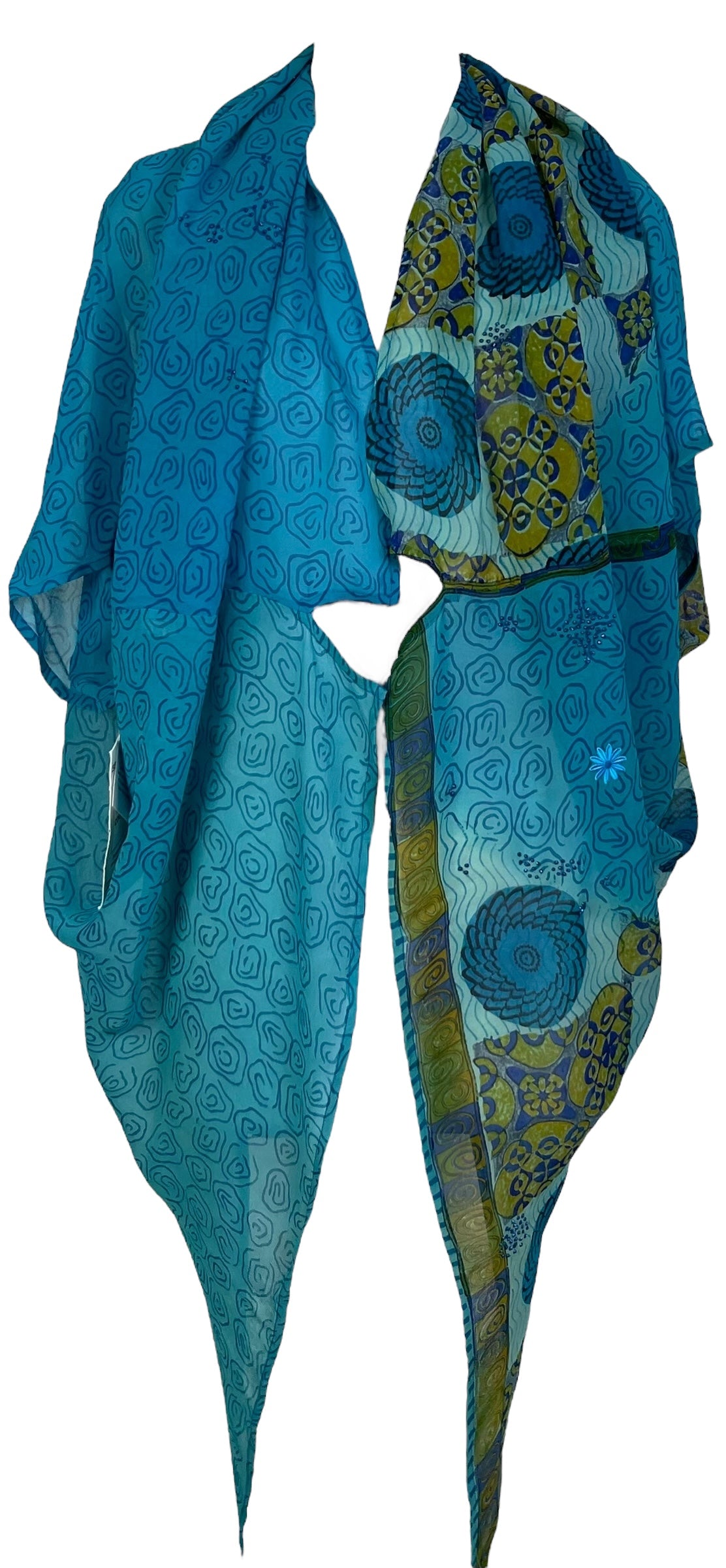 PRG7116 Sheer Wabi Sabi Pure Silk Cardigan