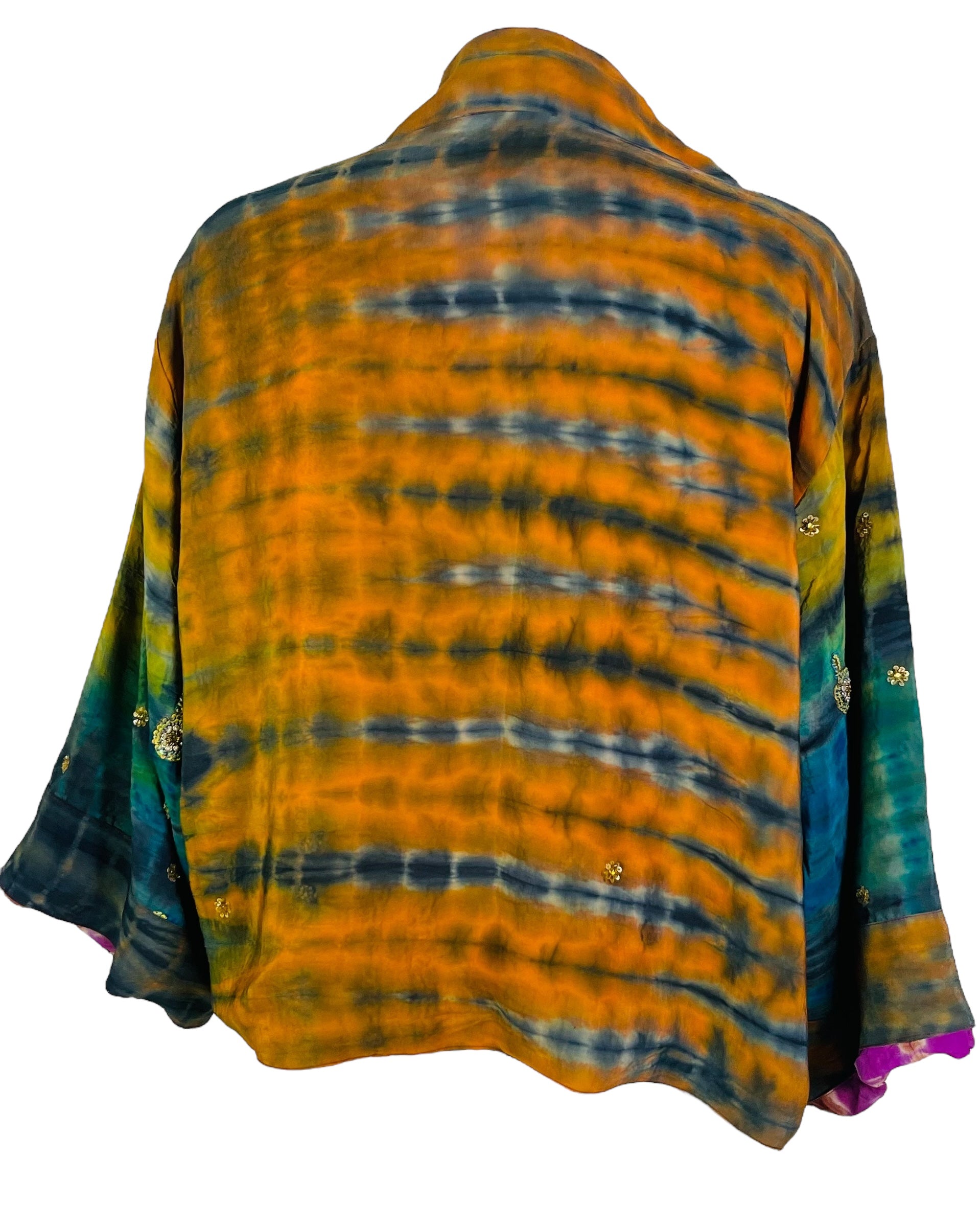 PRC7381 Avatar Reversible Pure Silk Jiva Jacket