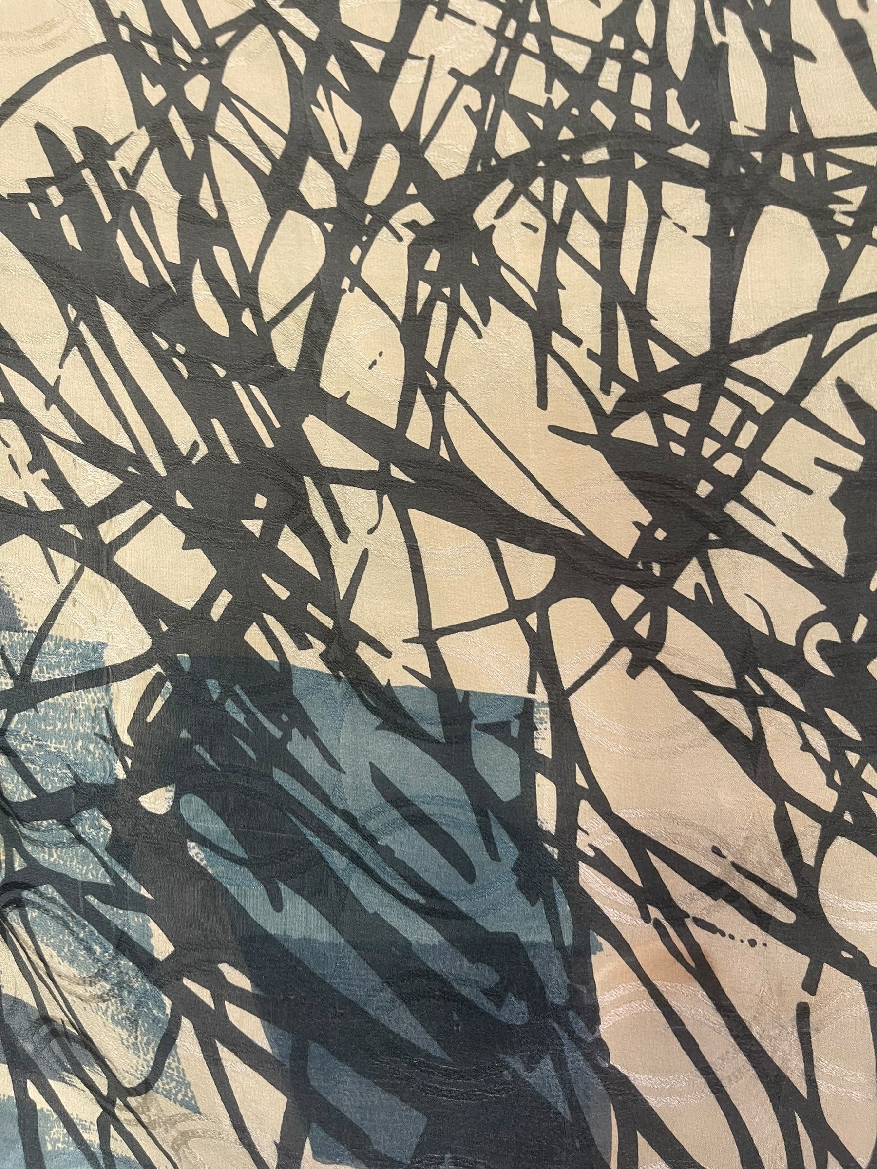 PREVIEW PRC7518 Pure Silk Wabi Sabi Capelet Poncho by DECEMBER2025 – Handmade ethical Poncho from sariKNOTsari using upcycled silk. Designed in Canada for travel and slow fashion, loved from Toronto to LA to Sydney.