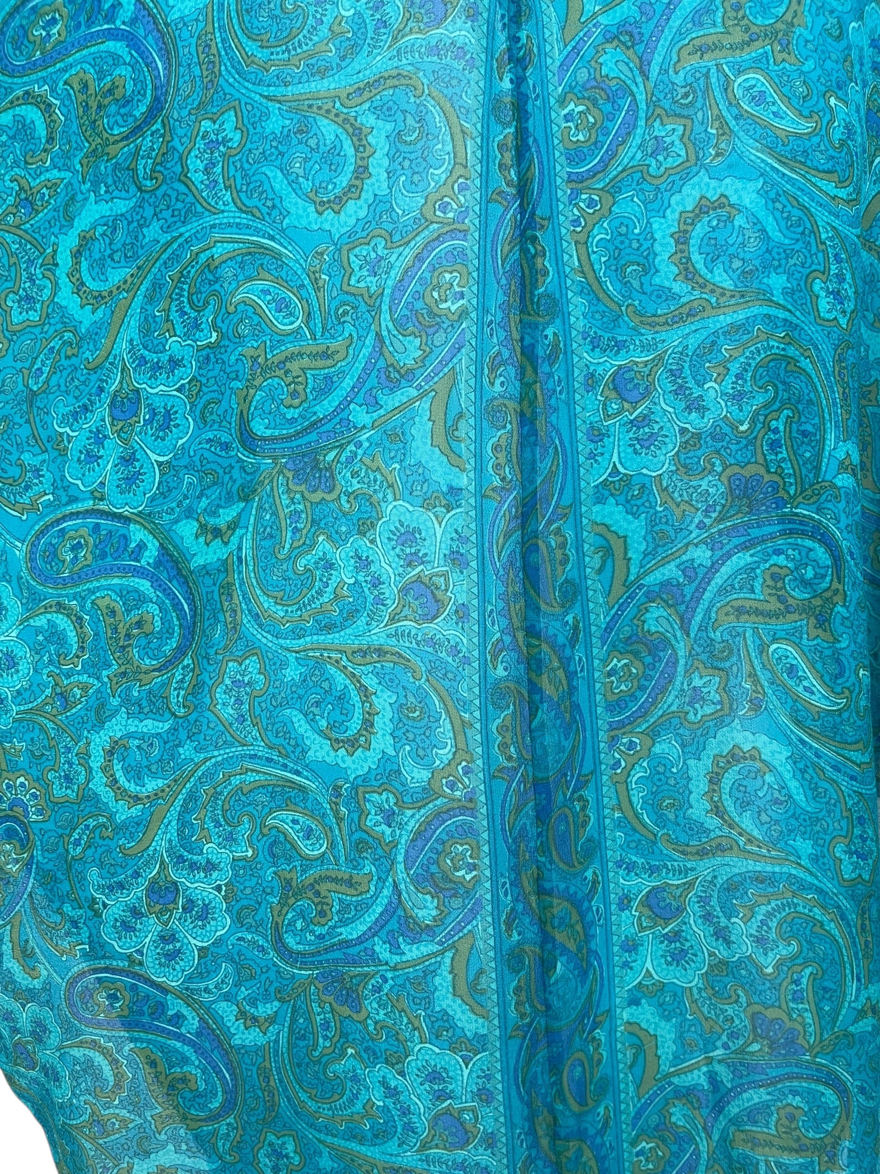 PRG8138 Sheer Avatar Pure Silk Waterfall Top