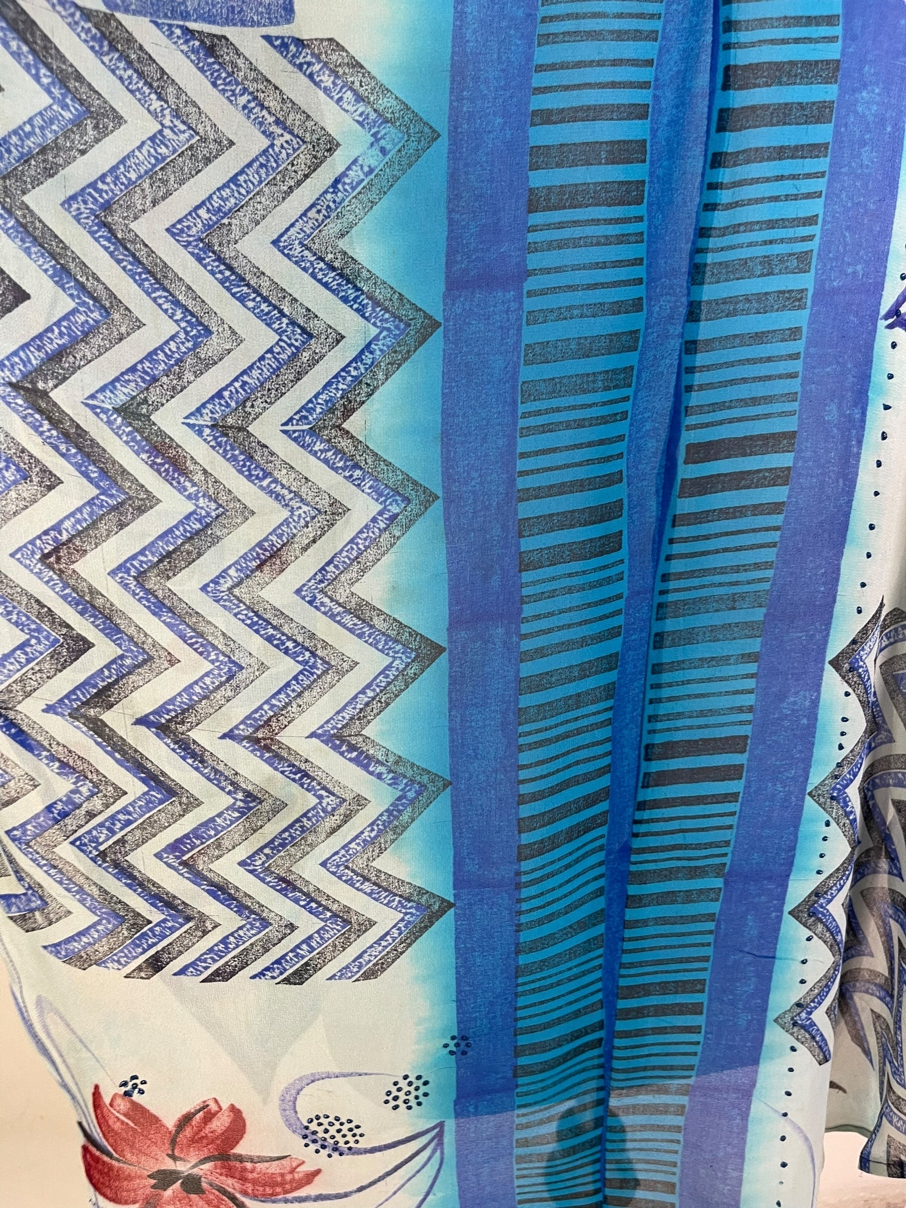 PRG7074 Sheer Wabi Sabi Pure Silk Waterfall Top