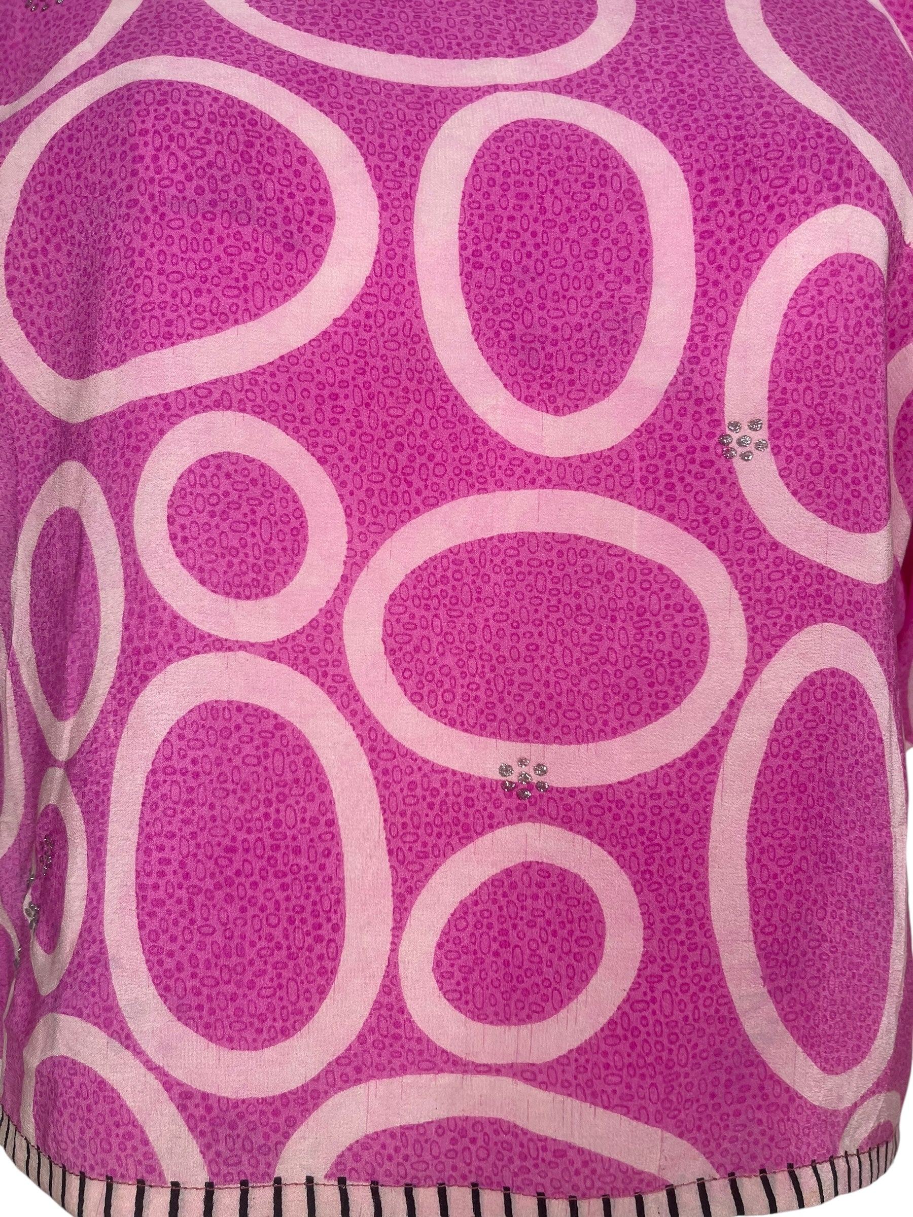 PRC7943 Wabi Sabi Pure Silk Boxy Top