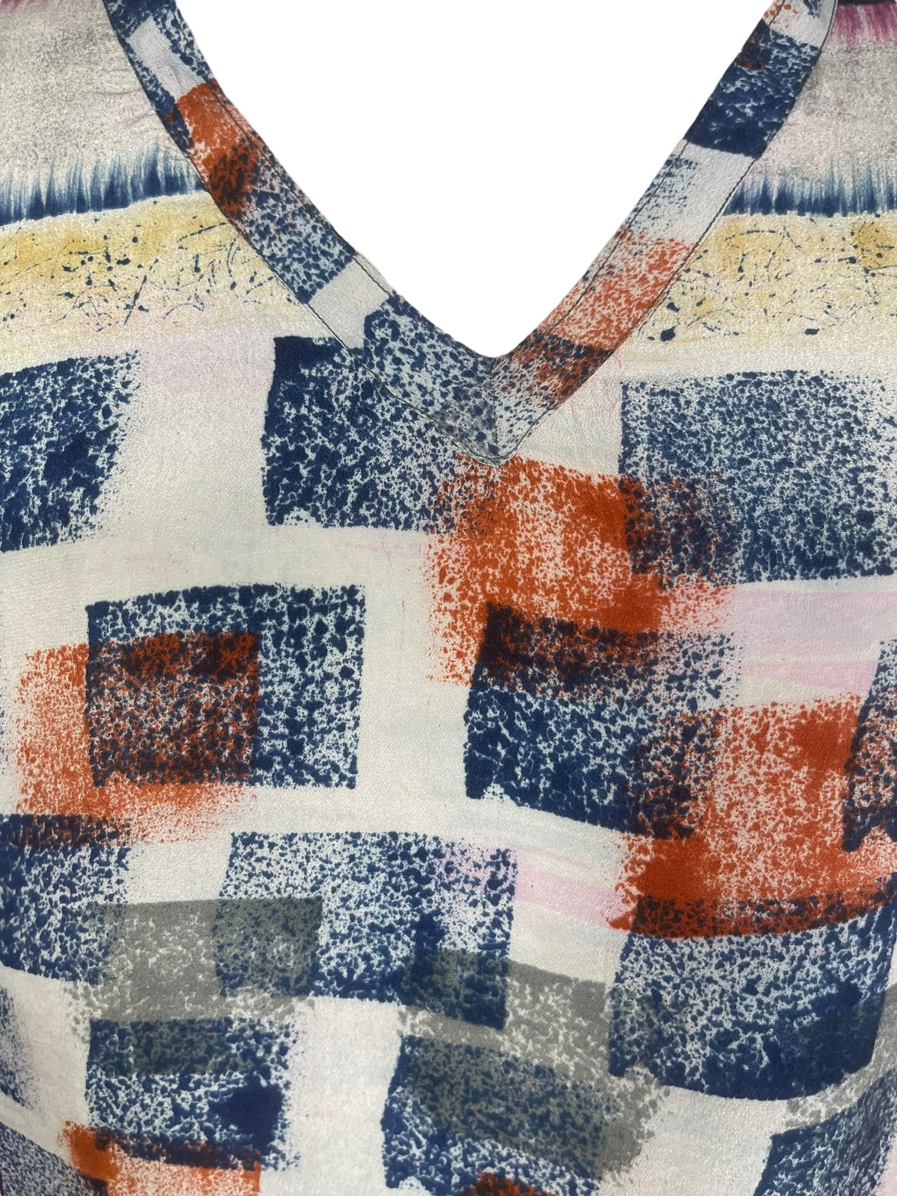 PRC8223 Avatar Pure Silk Long Tunic with Side Ties