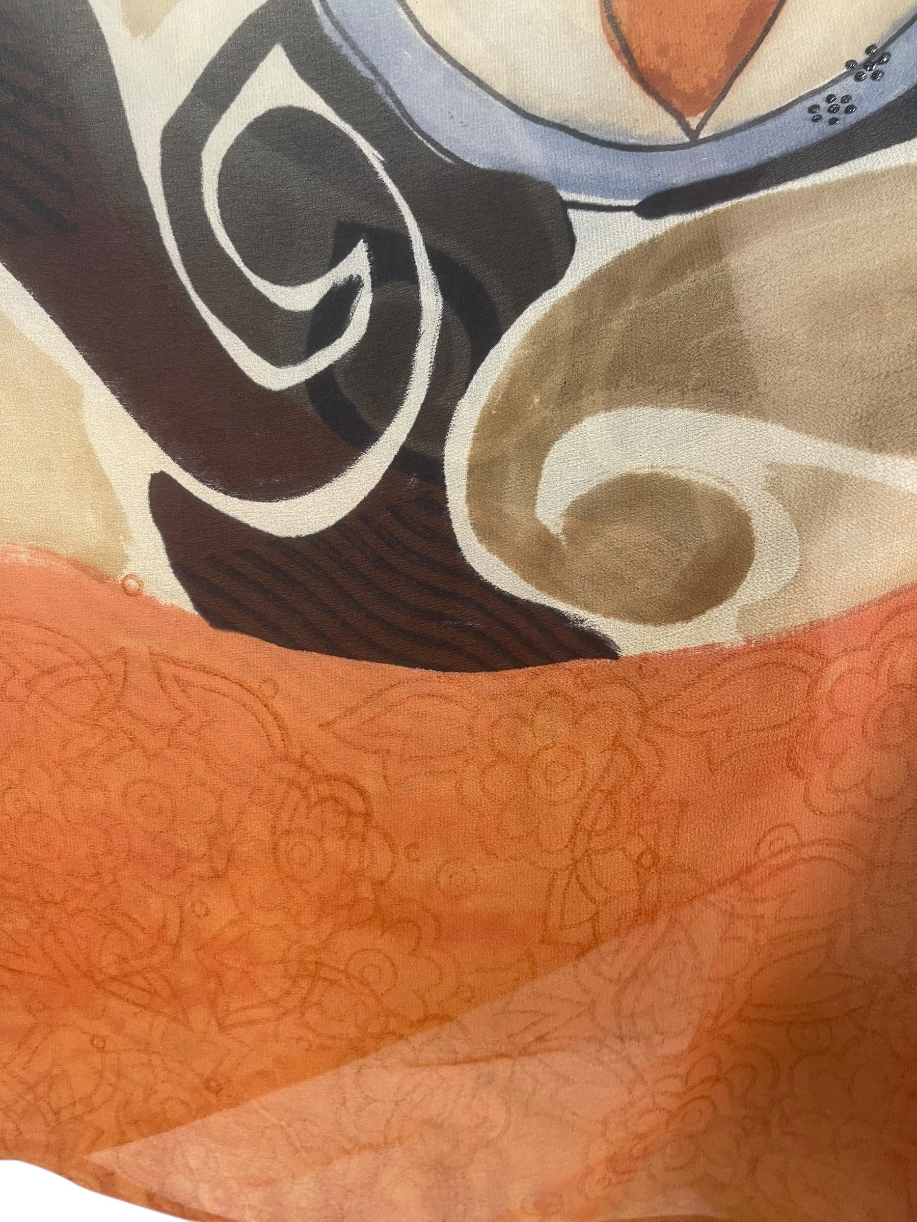 PREVIEW PRG8529 Sheer Avatar Pure Silk Kimono-Sleeved Top