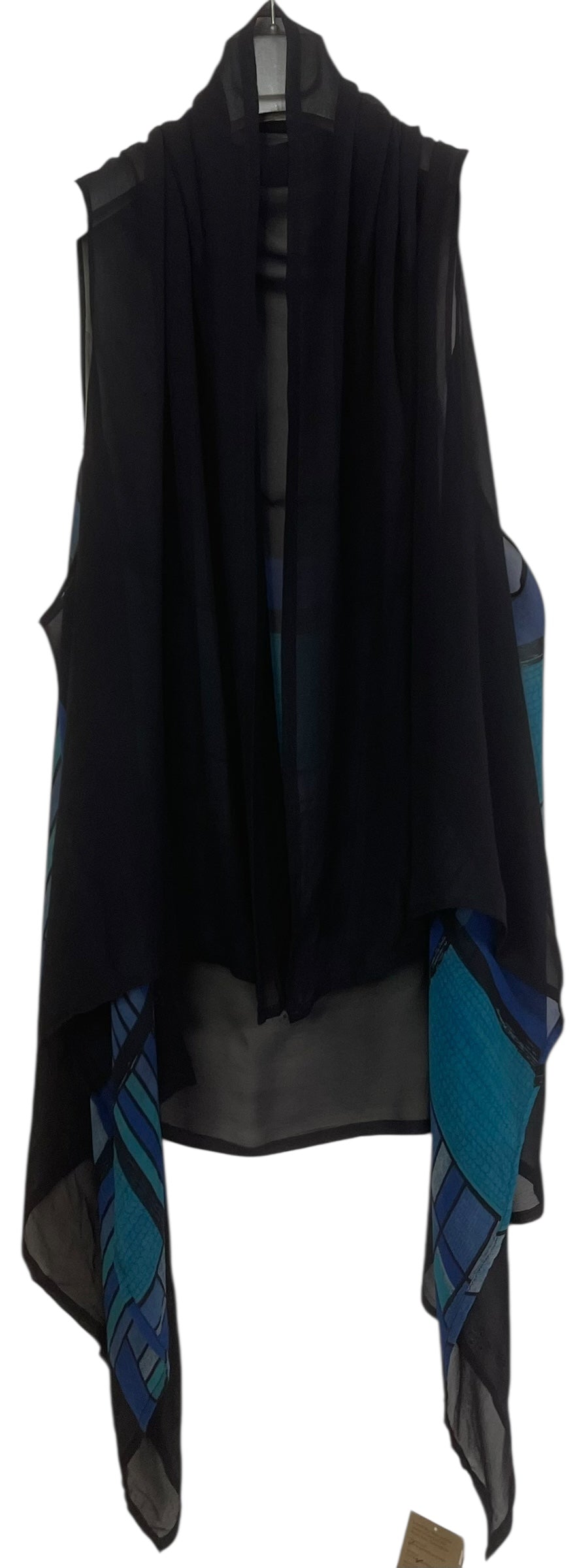 PREVIEW PRG8721 Sheer Wabi Sabi Pure Silk Versatile Vest by MARCH2026 – Handmade ethical Vest from sariKNOTsari using upcycled silk. Designed in Canada for travel and slow fashion, loved from Toronto to LA to Sydney. Featuring Zsiska, Bryn Walker and Artisan Leather coats by Rejean Pepin, Pepin designs