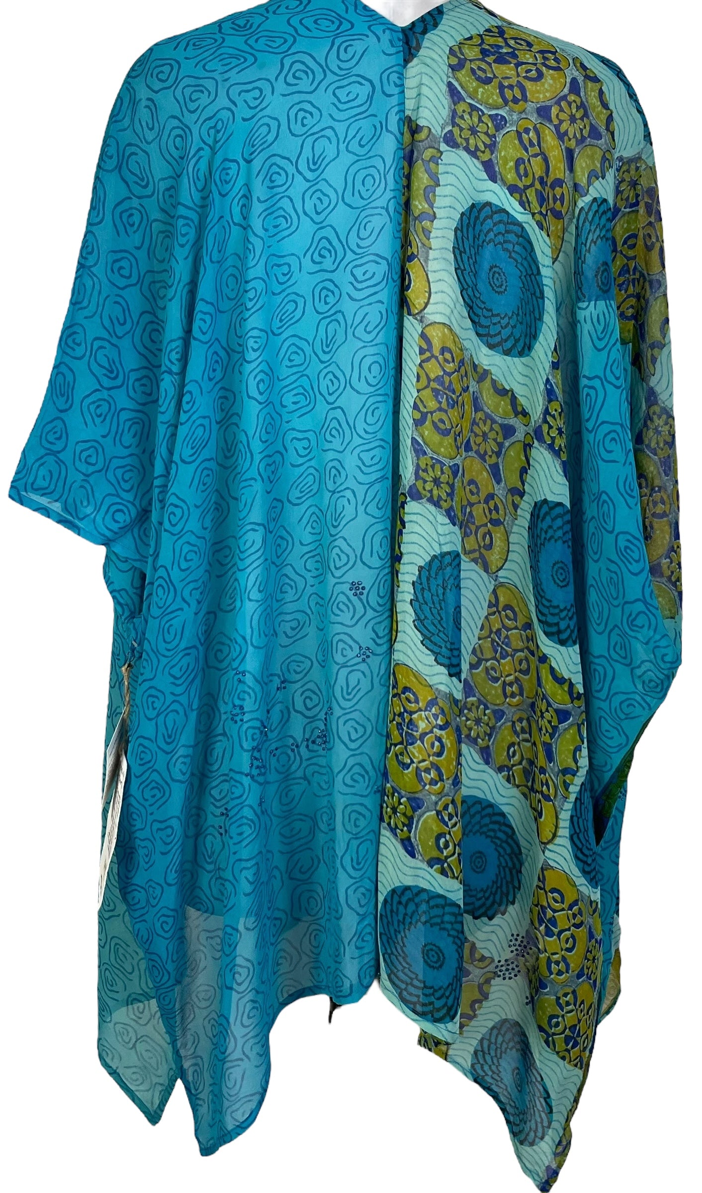 PRG7116 Sheer Wabi Sabi Pure Silk Cardigan