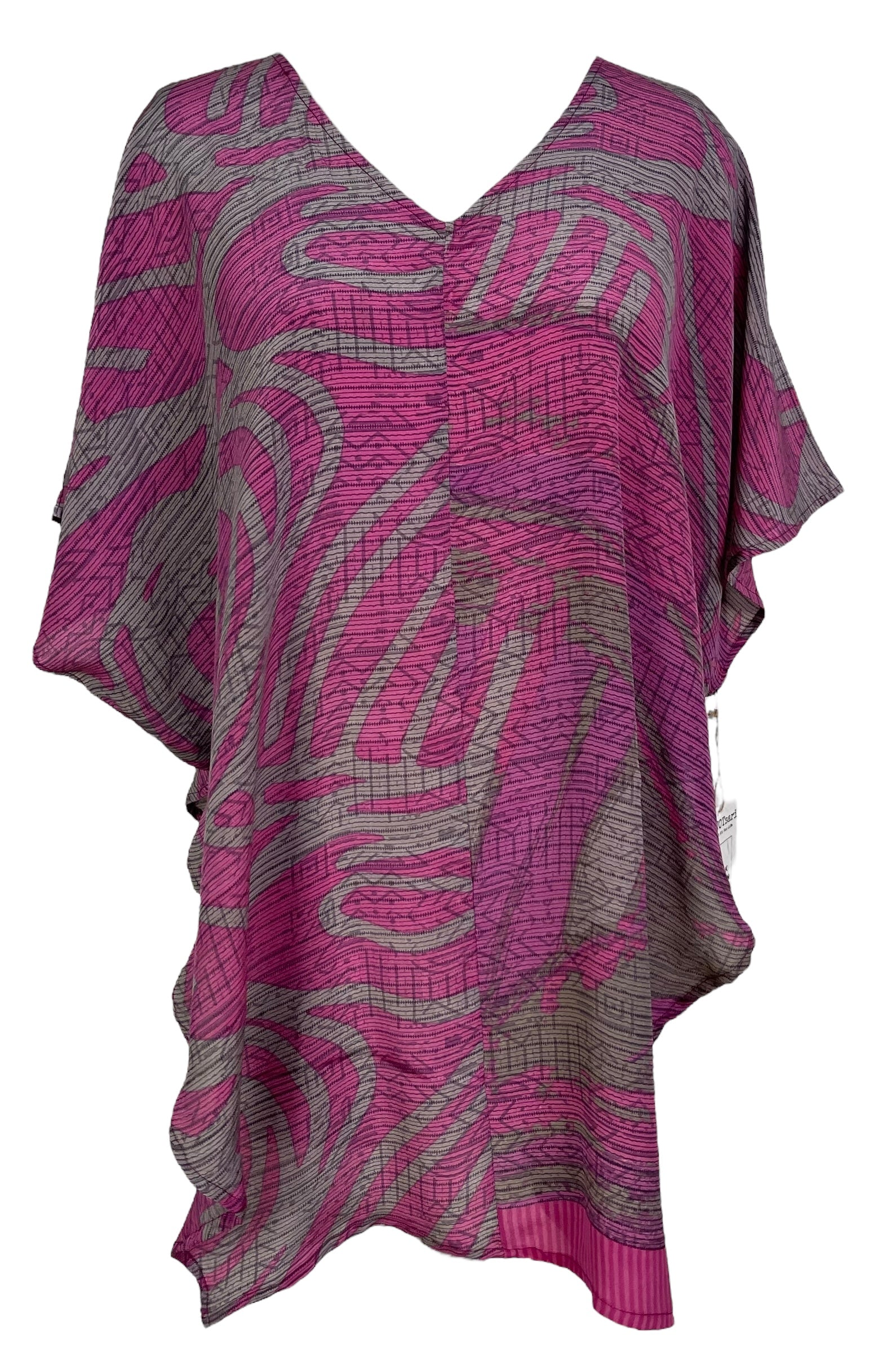 PRC7031 Avatar Pure Silk Waterfall Top