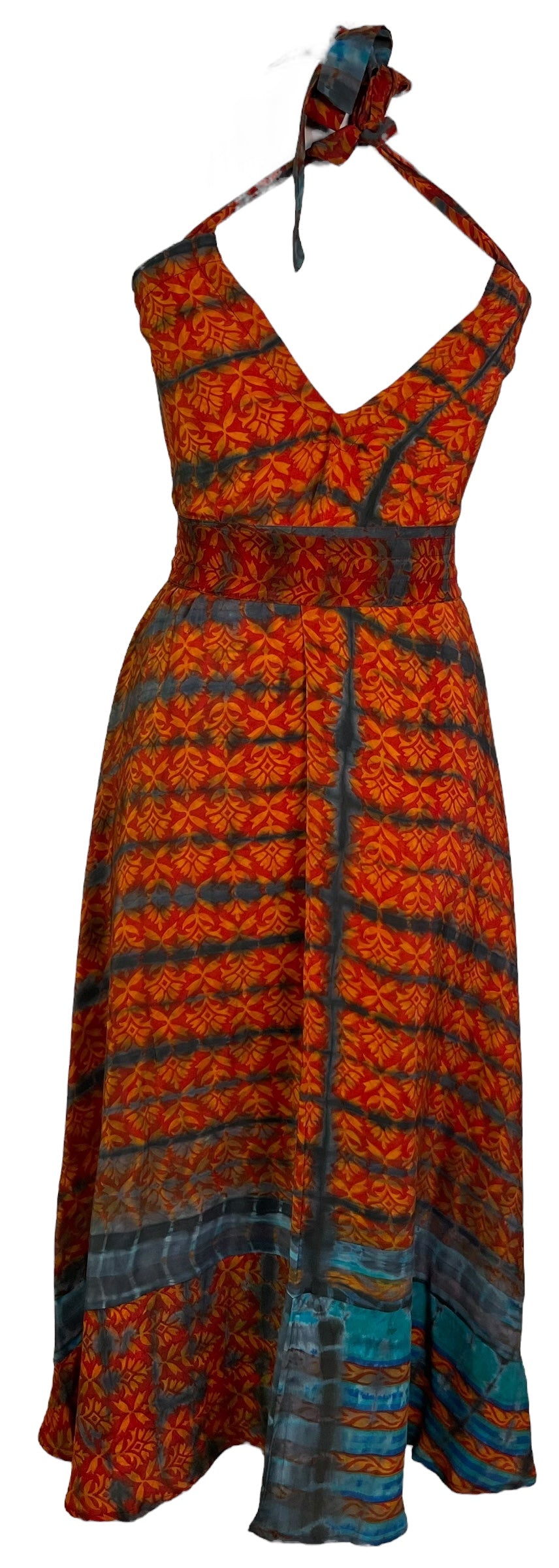 PRC7243 Avatar Pure Silk Maxi Dress with Belt