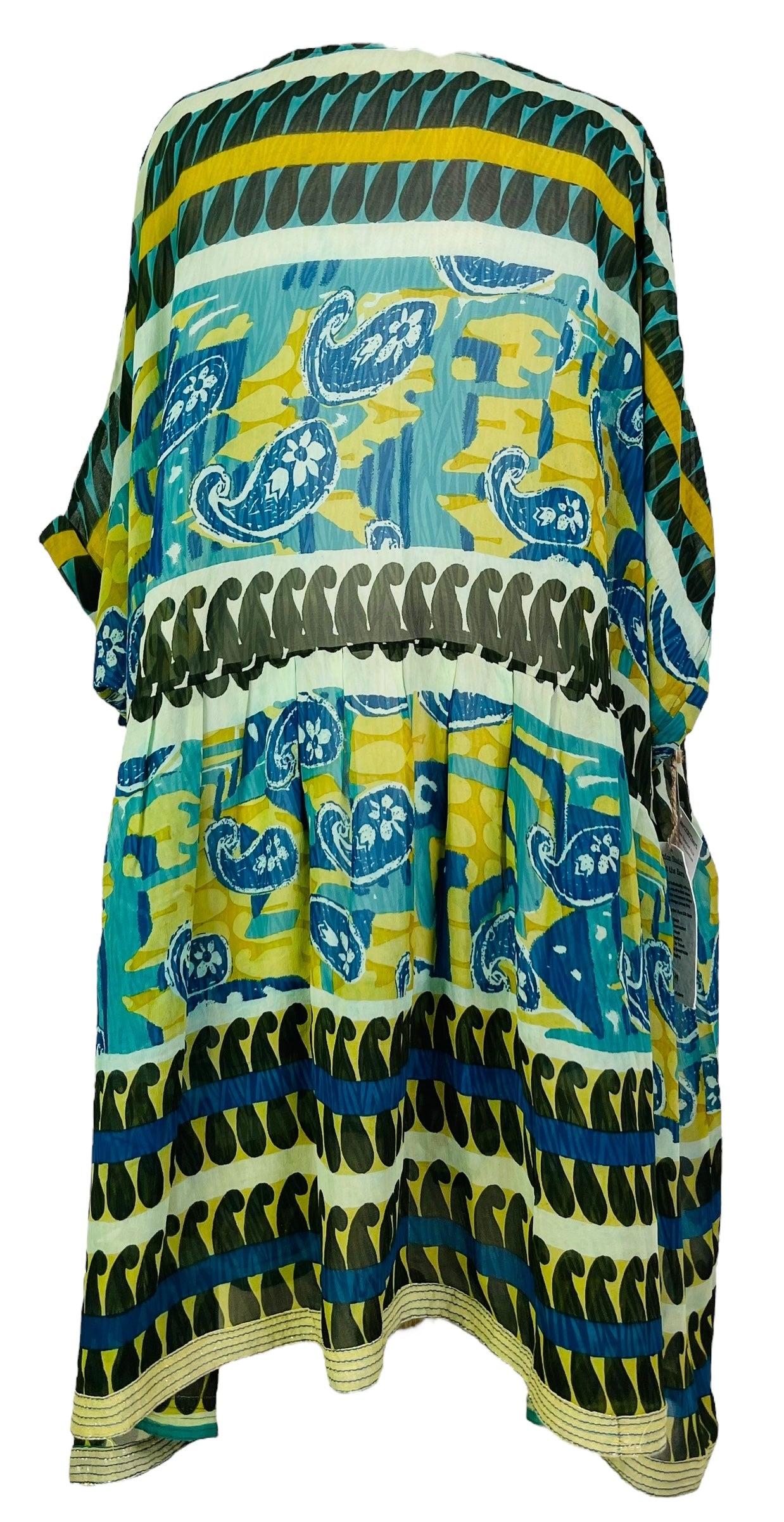 PRG7429 Sheer Avatar Pure Silk Boxy Babydoll Dress