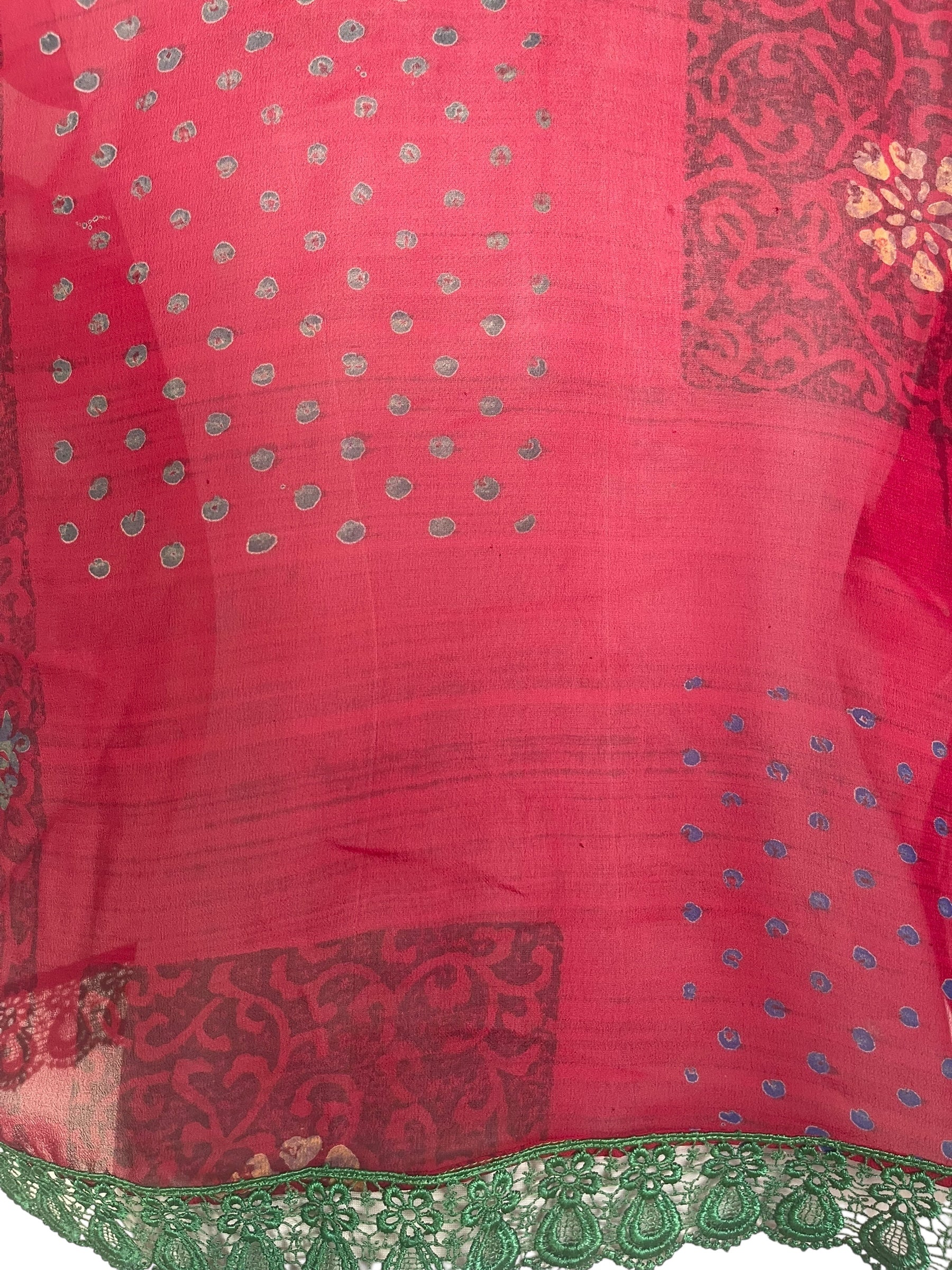 PRG7933 Sheer Avatar Pure Silk Side Slit Top