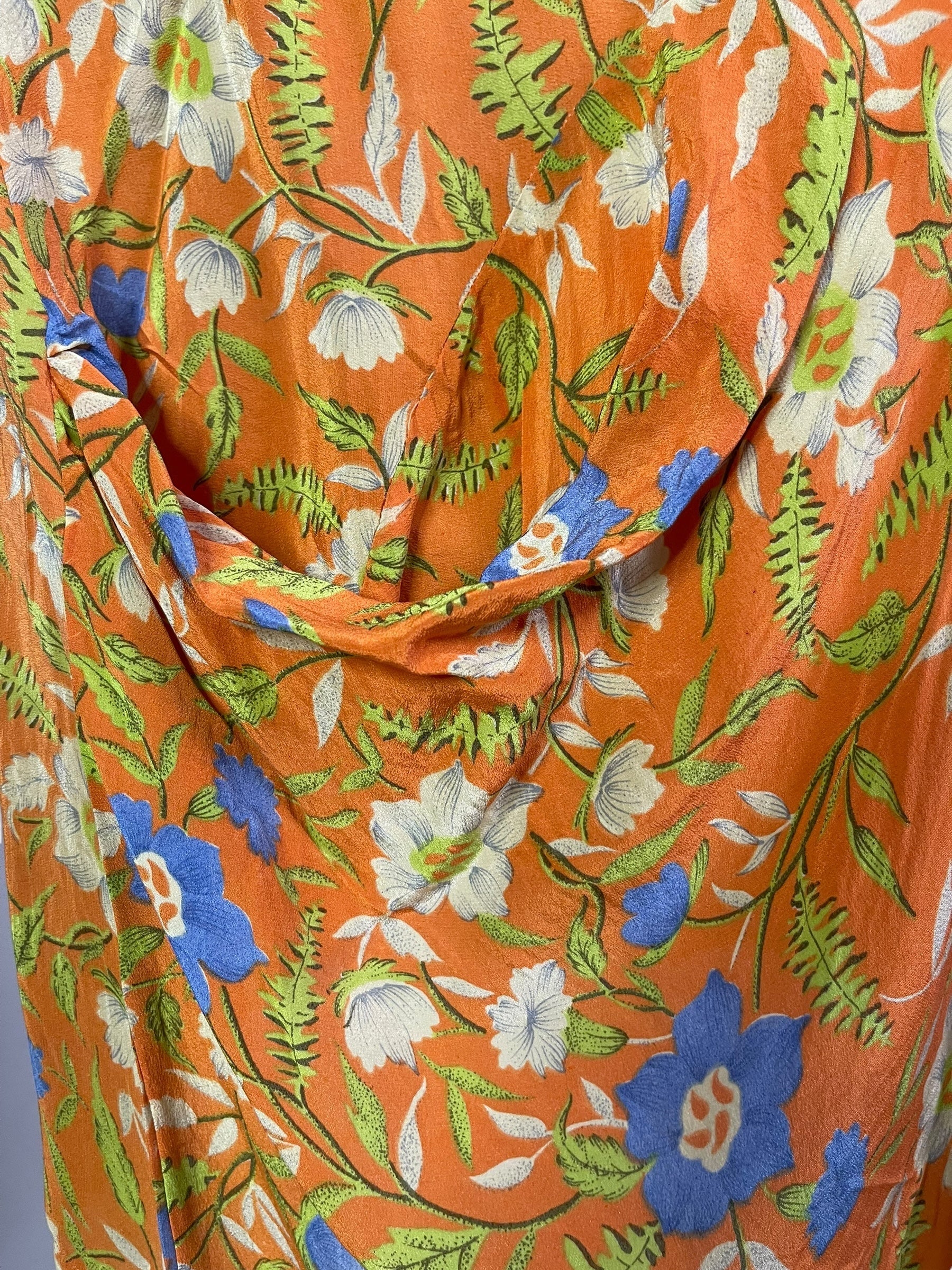 LADY LUCK PRC6823 Avatar Pure Silk Self Pocket Tunic Dress