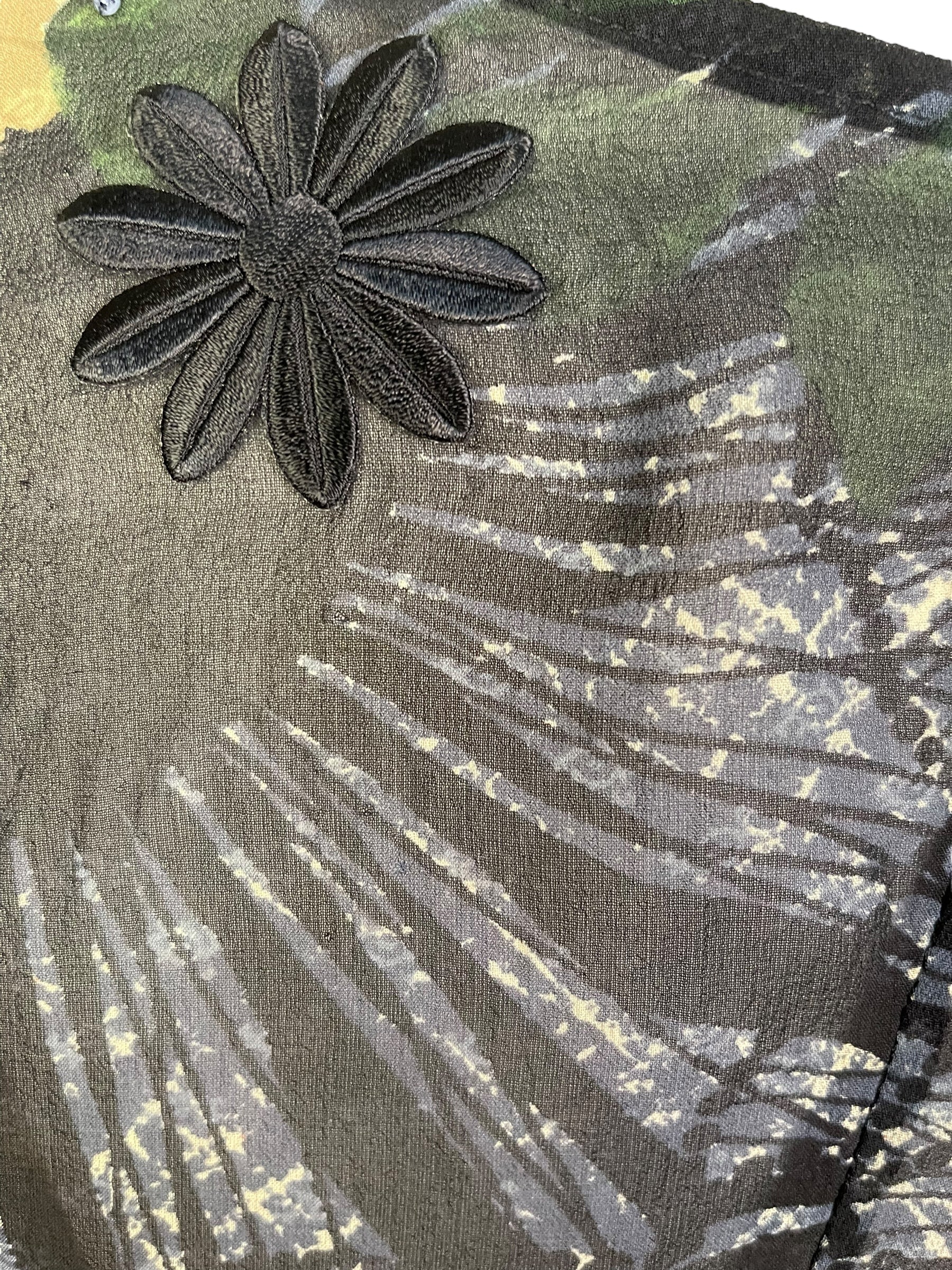 PRG7265 Sheer Wabi Sabi Pure Silk Waterfall Top