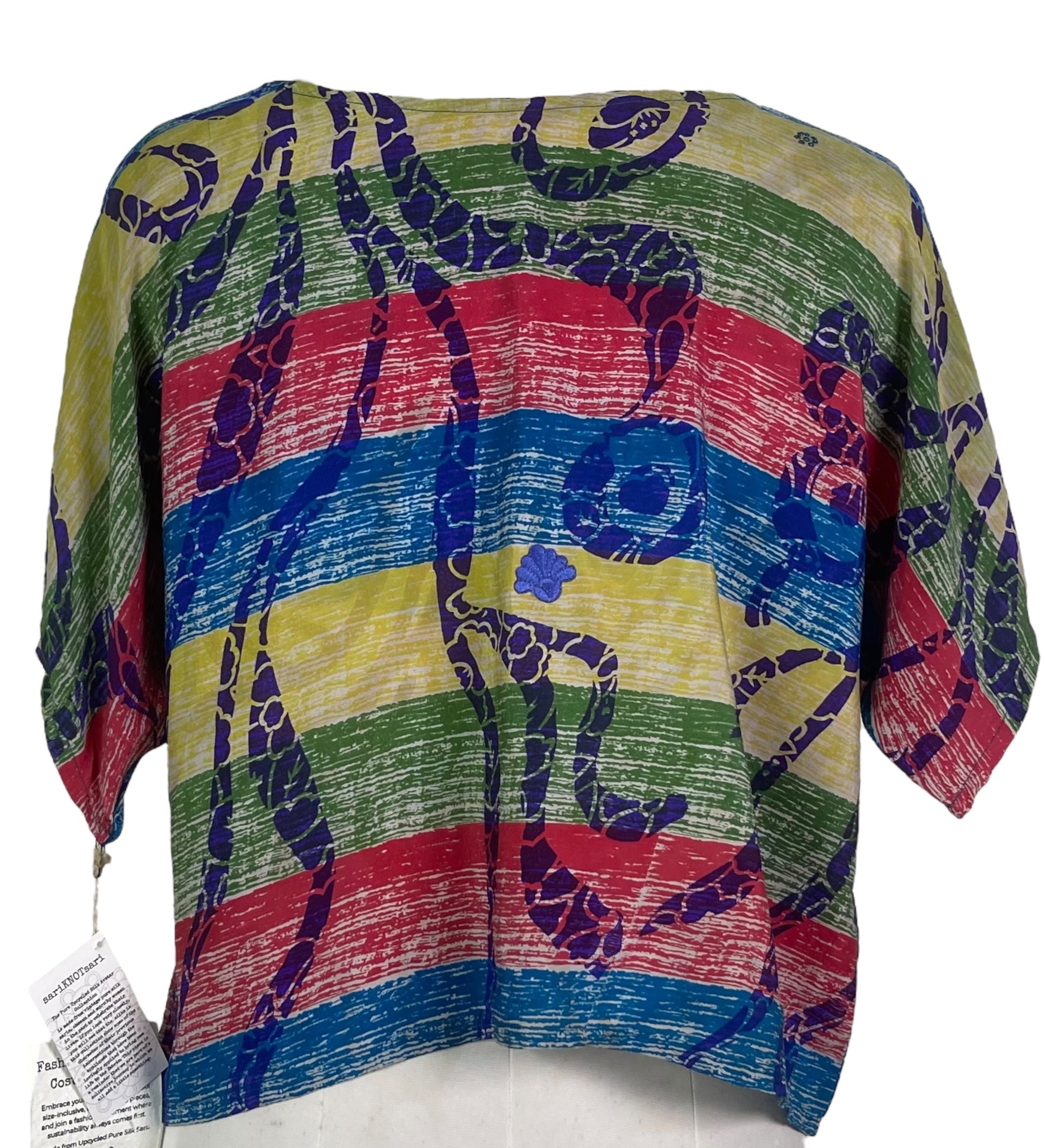 PRC5473 Avatar Pure Silk Boxy Top