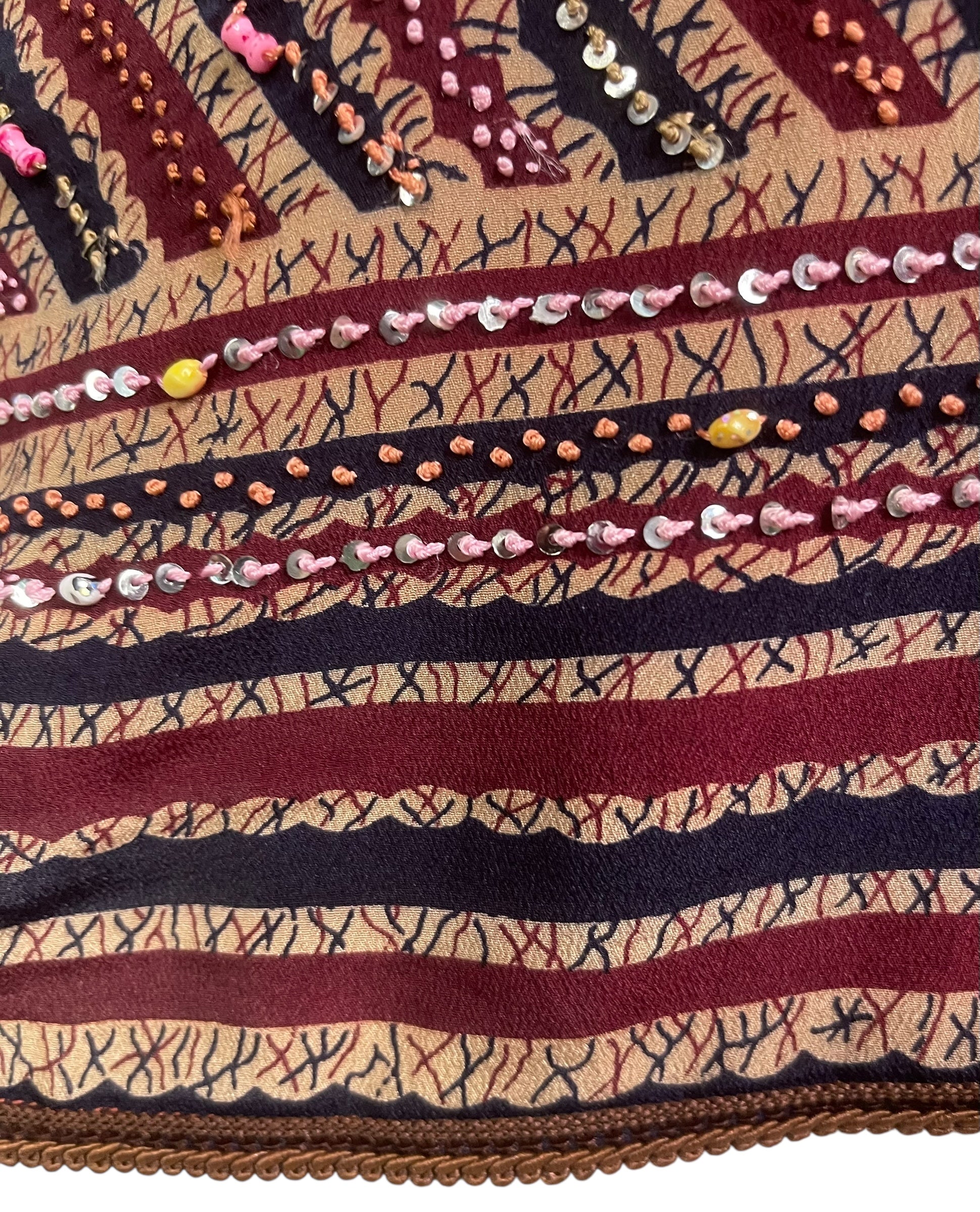 PRC8845 Avatar Pure Silk Long Tunic with Side Ties by 15 FEBRUARY 2026 – Handmade ethical Side Tie Tunic from sariKNOTsari using upcycled silk. Designed in Canada for travel and slow fashion, loved from Toronto to LA to Sydney.