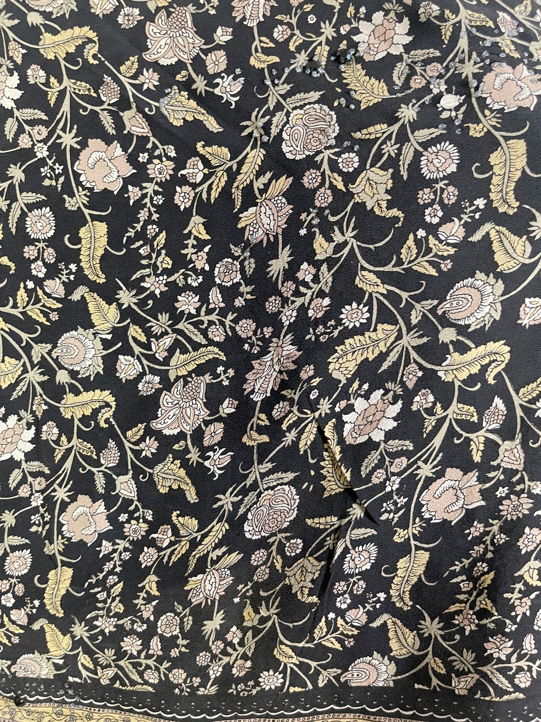 SUTTLES PRC6926 Avatar Pure Silk Capelet Poncho