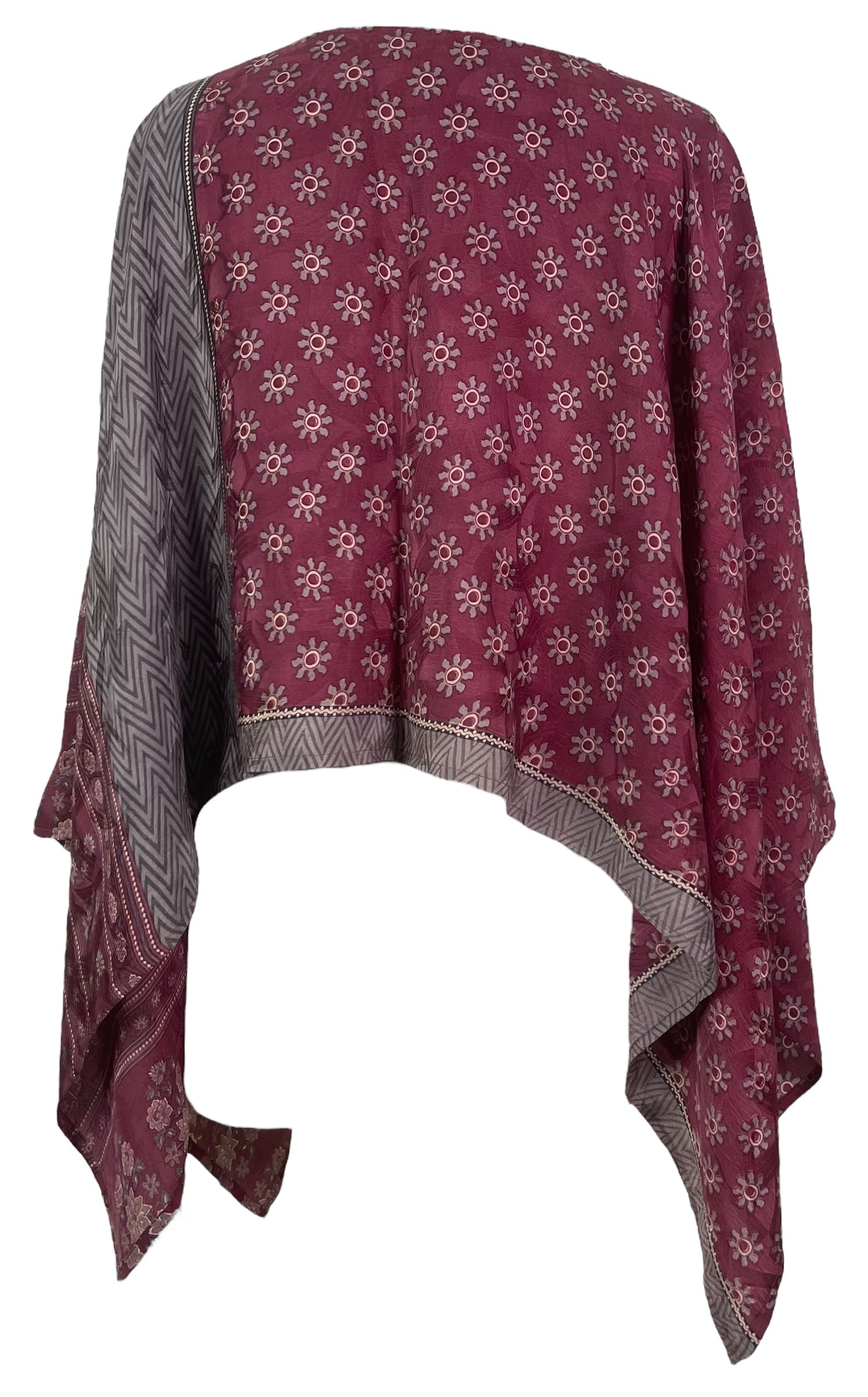 PRC7700 Avatar Pure Silk Capelet Poncho