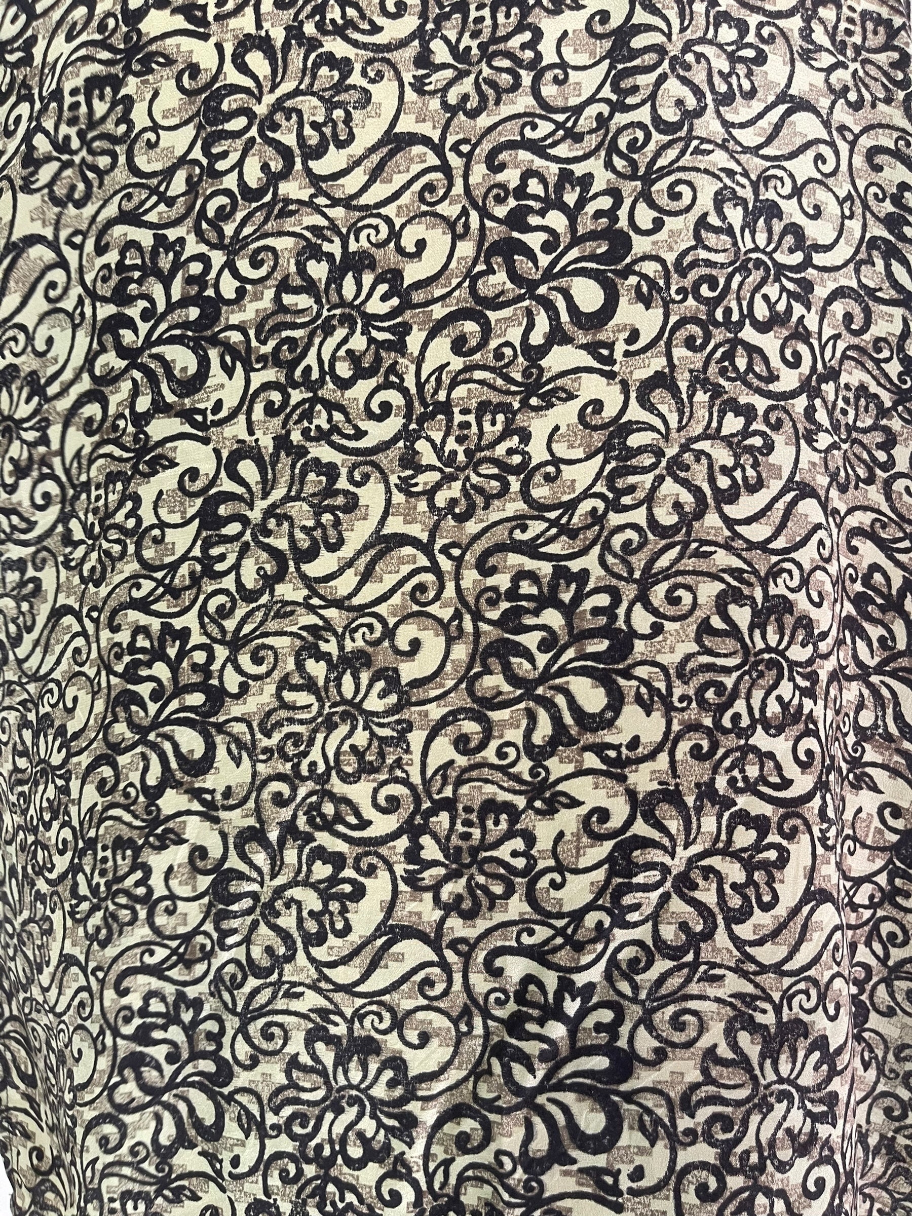 PRC8067 Avatar Pure Silk Side Slit Top