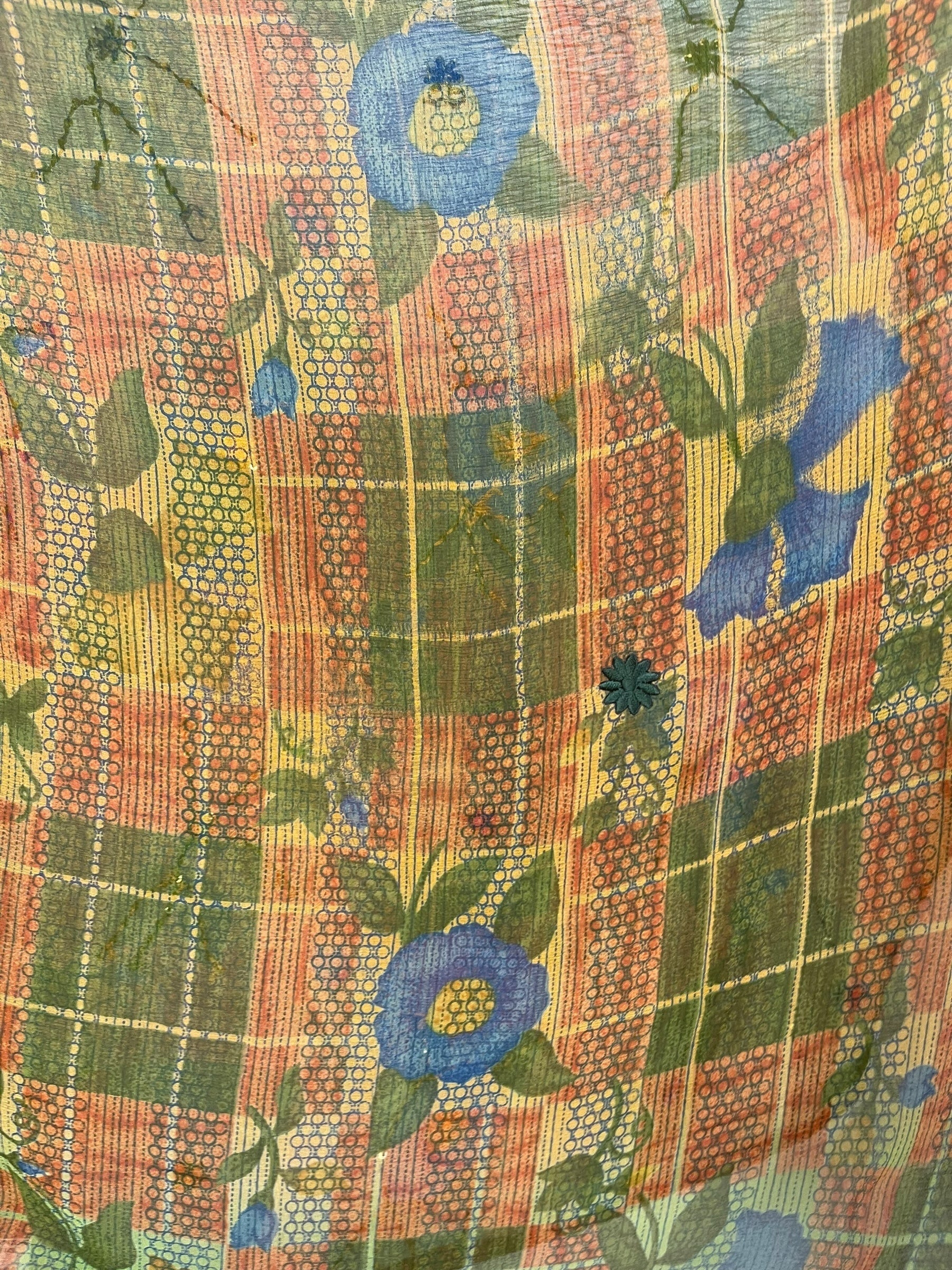 PREVIEW PRG8780 Sheer Wabi Sabi Pure Silk Kimono-Sleeved Top by MARCH2026 – Handmade ethical Kimono Top from sariKNOTsari using upcycled silk. Designed in Canada for travel and slow fashion, loved from Toronto to LA to Sydney.