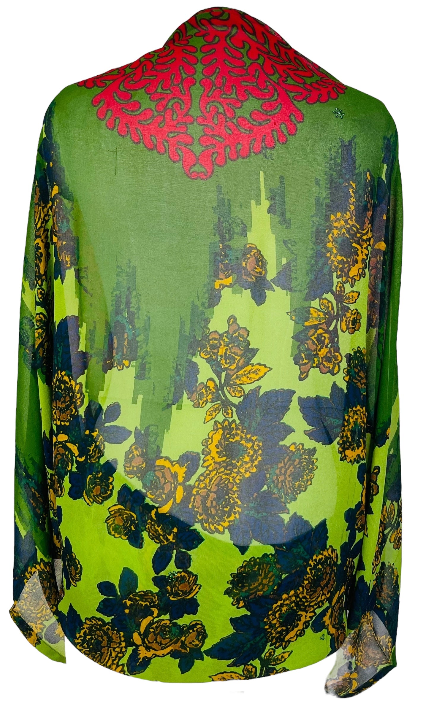 PRG7360 Sheer Wabi Sabi Pure Silk Shrug