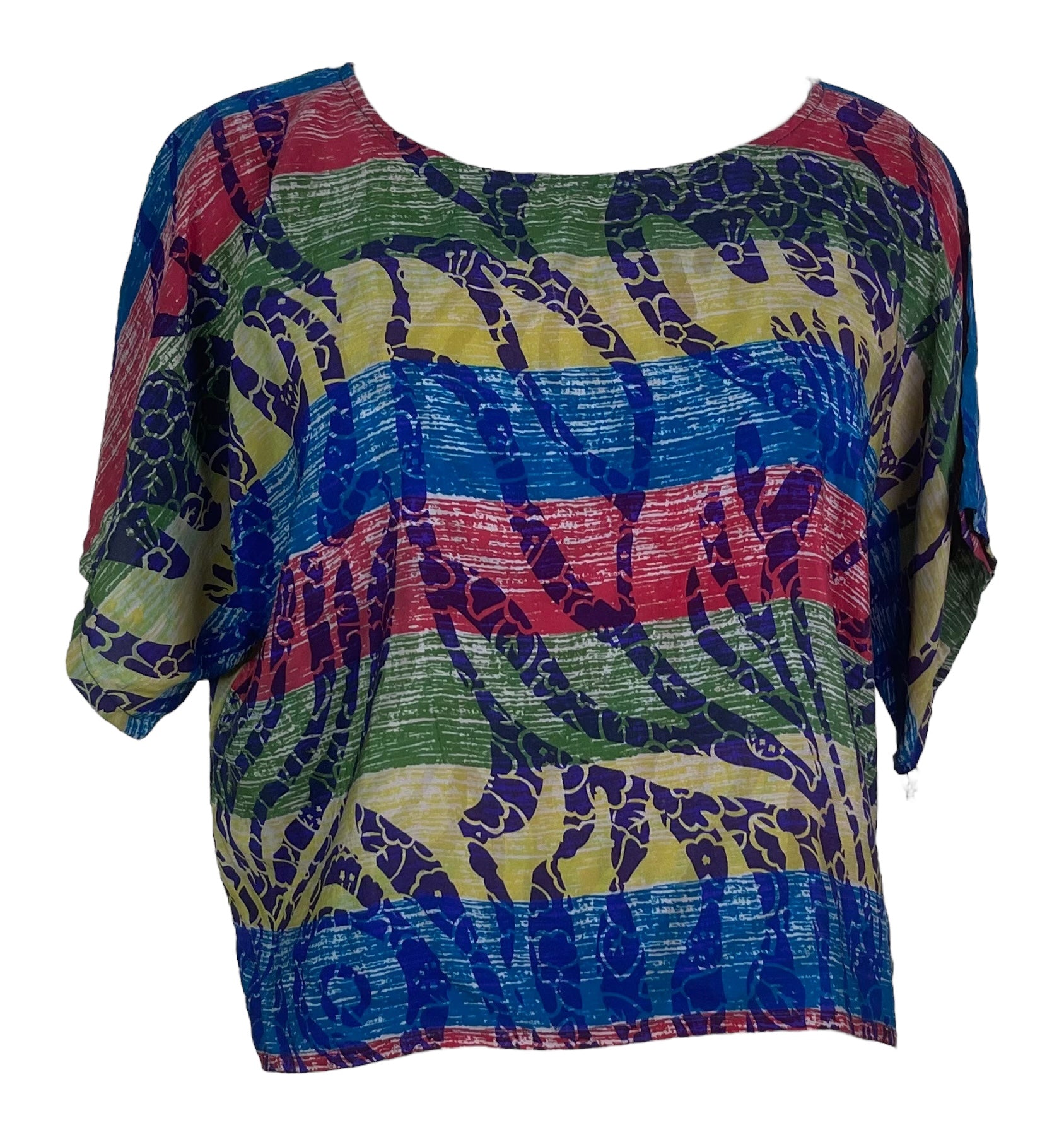 PRC5473 Avatar Pure Silk Boxy Top