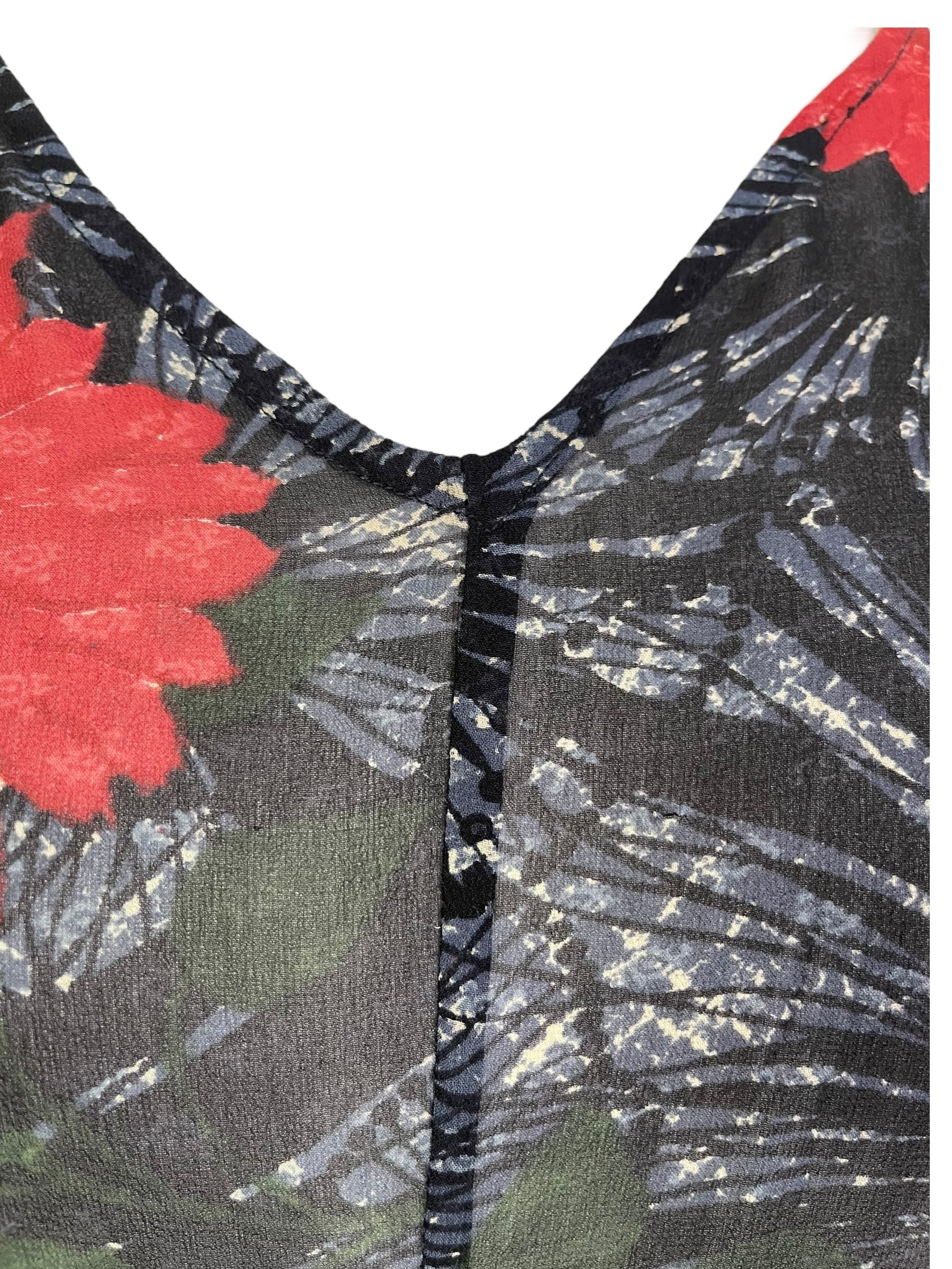 PRG7265 Sheer Wabi Sabi Pure Silk Waterfall Top