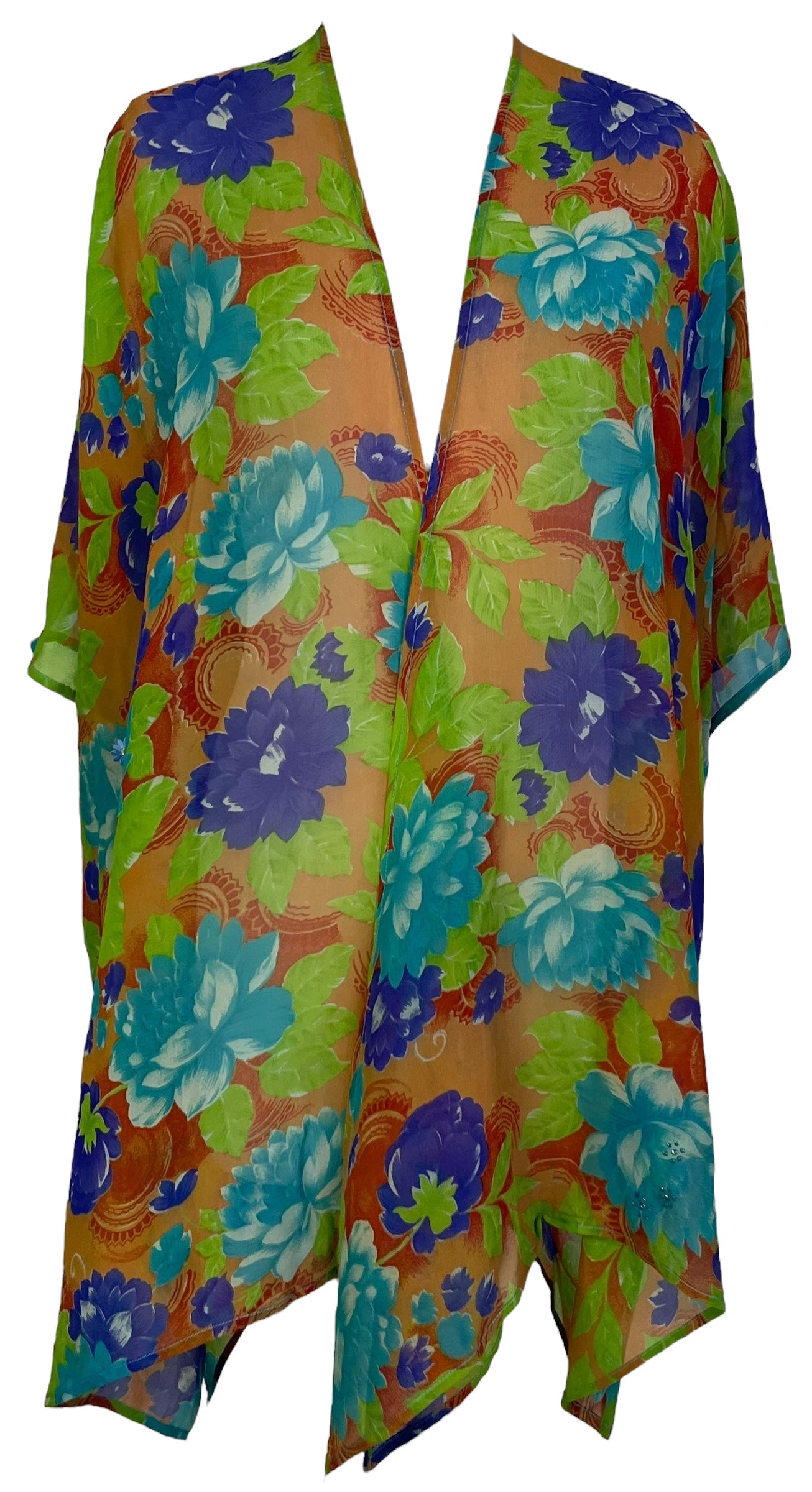 PRG7105 Sheer Avatar Pure Silk Cardigan