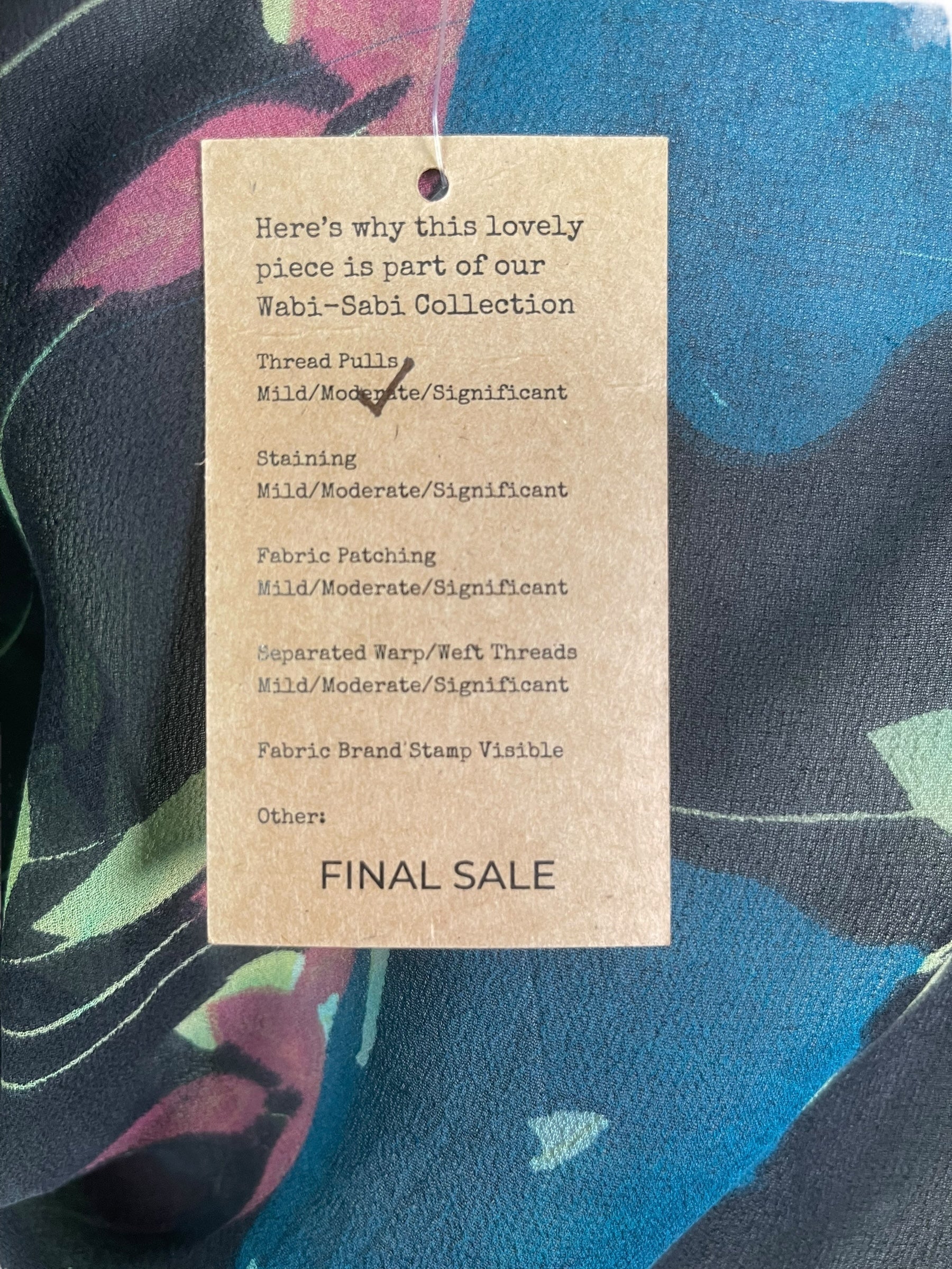 PRG7856 Sheer Wabi Sabi Pure Silk Short Kaftan Tunic With Slits