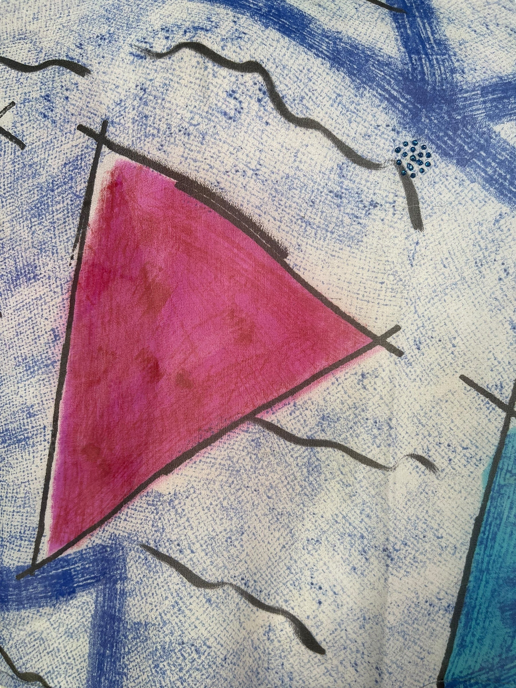 PRG7270 Sheer Avatar Pure Silk Side Slit Top