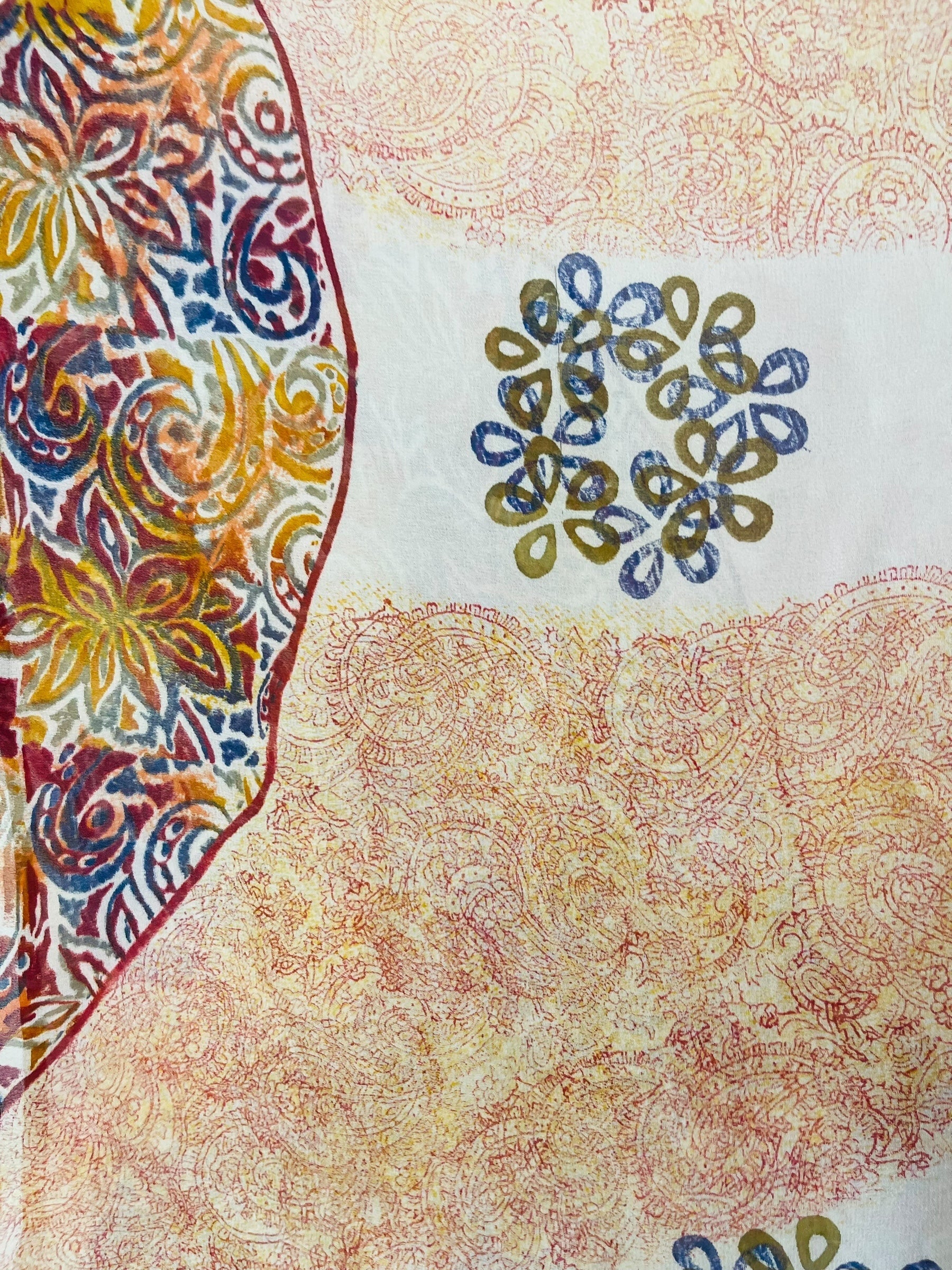 PRG7714 Sheer Avatar Pure Silk Capelet Poncho