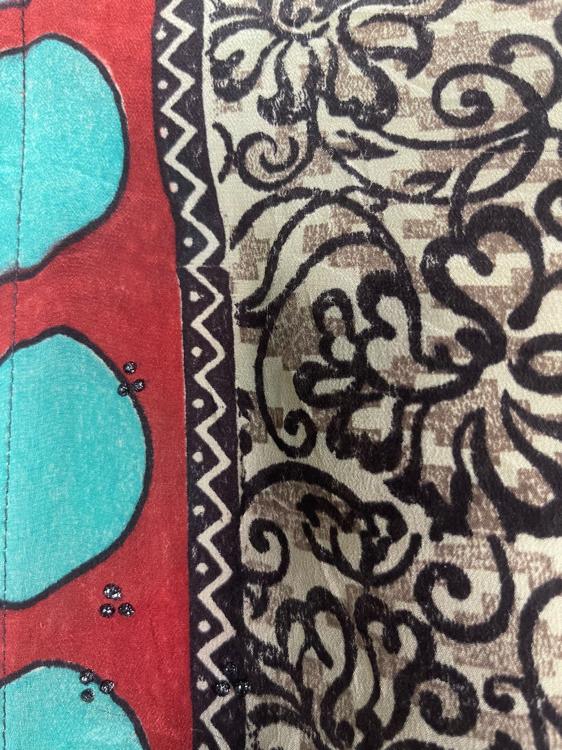 PRC8067 Avatar Pure Silk Side Slit Top