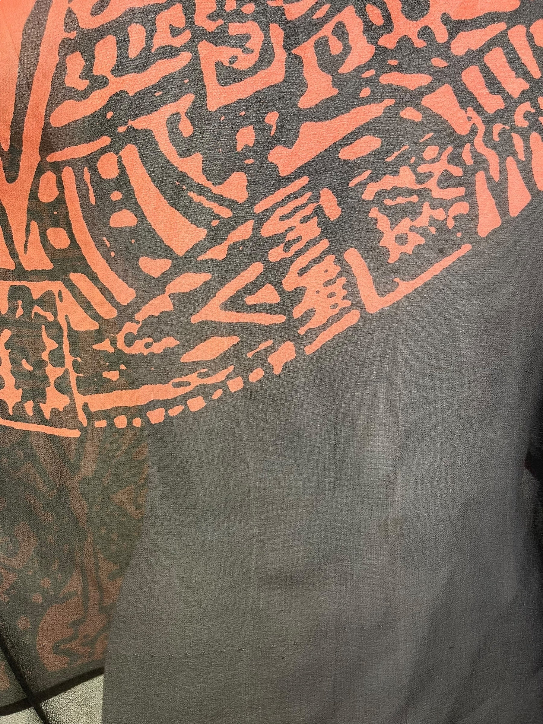 PRG7209 Sheer Avatar Pure Silk Boxy Top