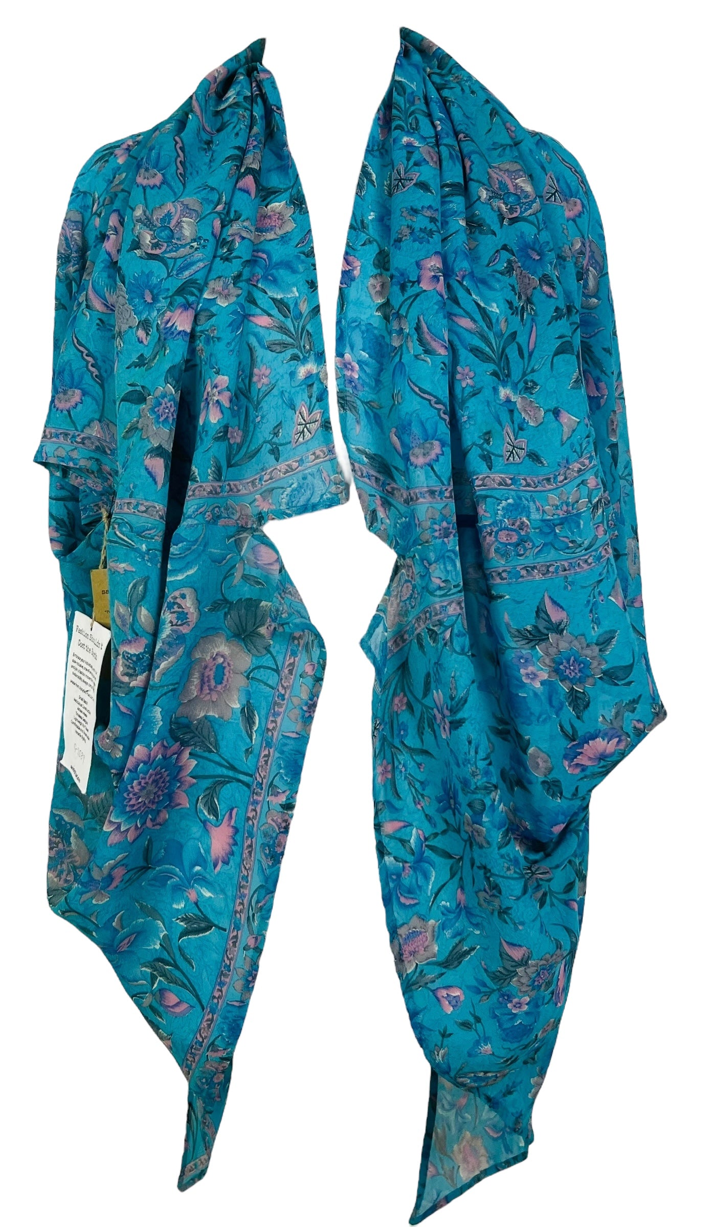 PRG7589 Sheer Wabi Sabi Pure Silk Cardigan