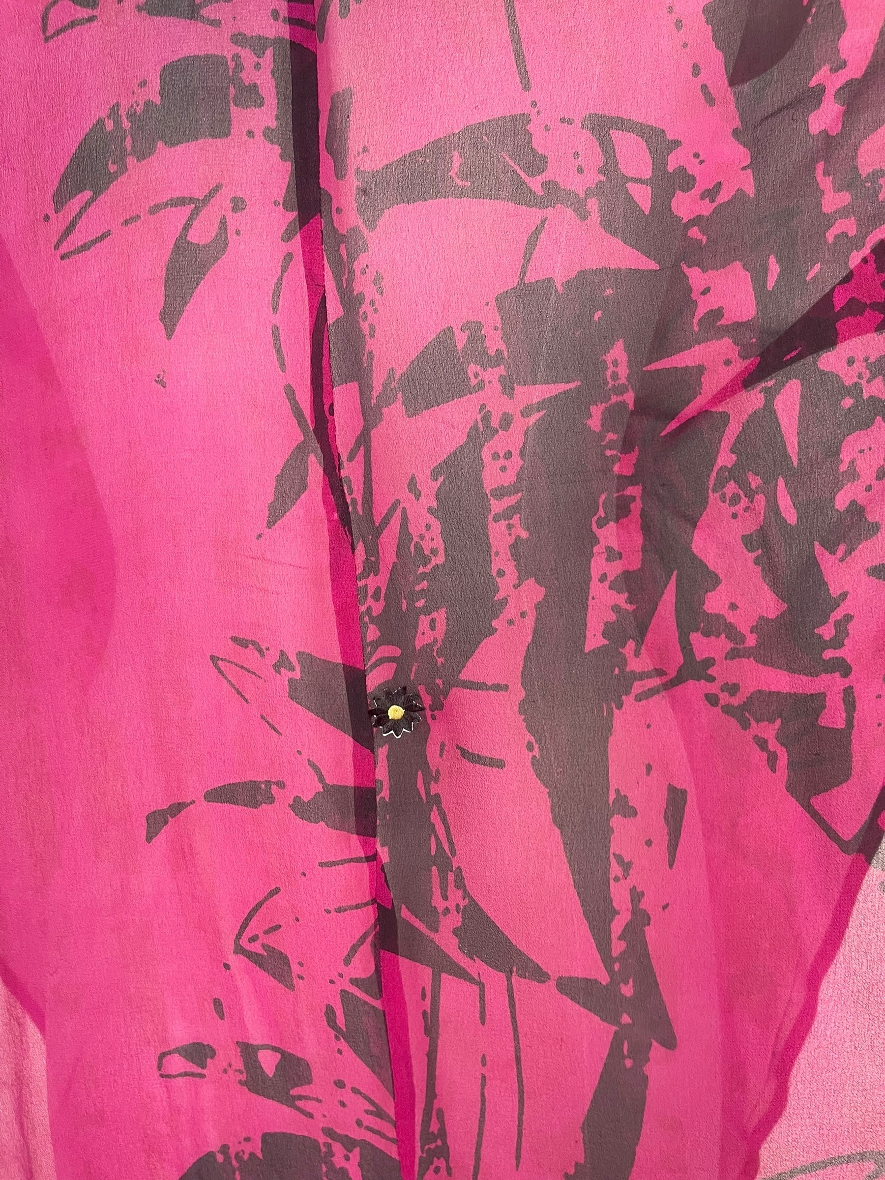 PREVIEW PRG8597 Sheer Wabi Sabi Pure Silk Waterfall Top by FEBRUARY2026 – Handmade ethical Waterfall Top from sariKNOTsari using upcycled silk. Designed in Canada for travel and slow fashion, loved from Toronto to LA to Sydney.