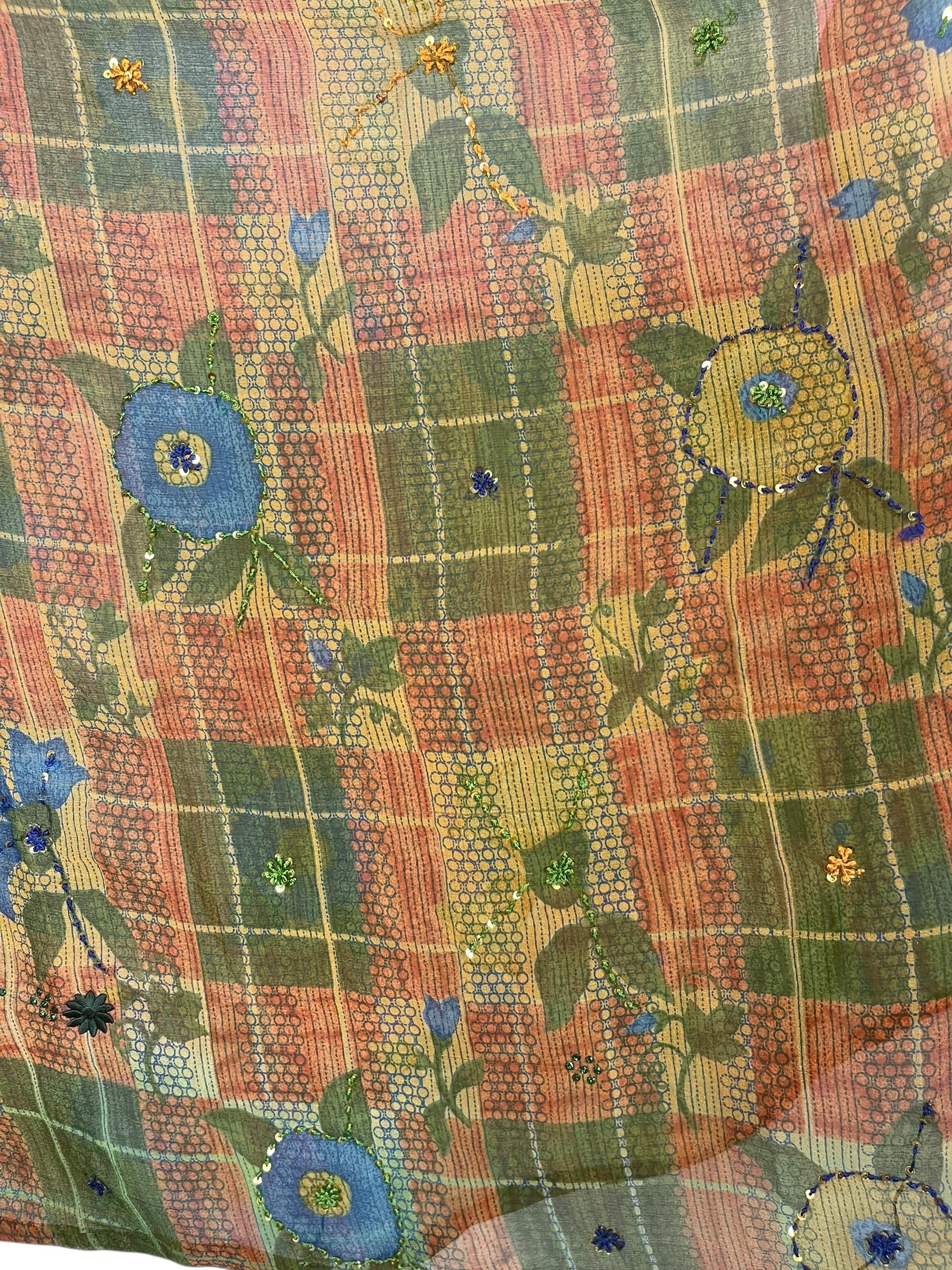 PREVIEW PRG8780 Sheer Wabi Sabi Pure Silk Kimono-Sleeved Top by MARCH2026 – Handmade ethical Kimono Top from sariKNOTsari using upcycled silk. Designed in Canada for travel and slow fashion, loved from Toronto to LA to Sydney.