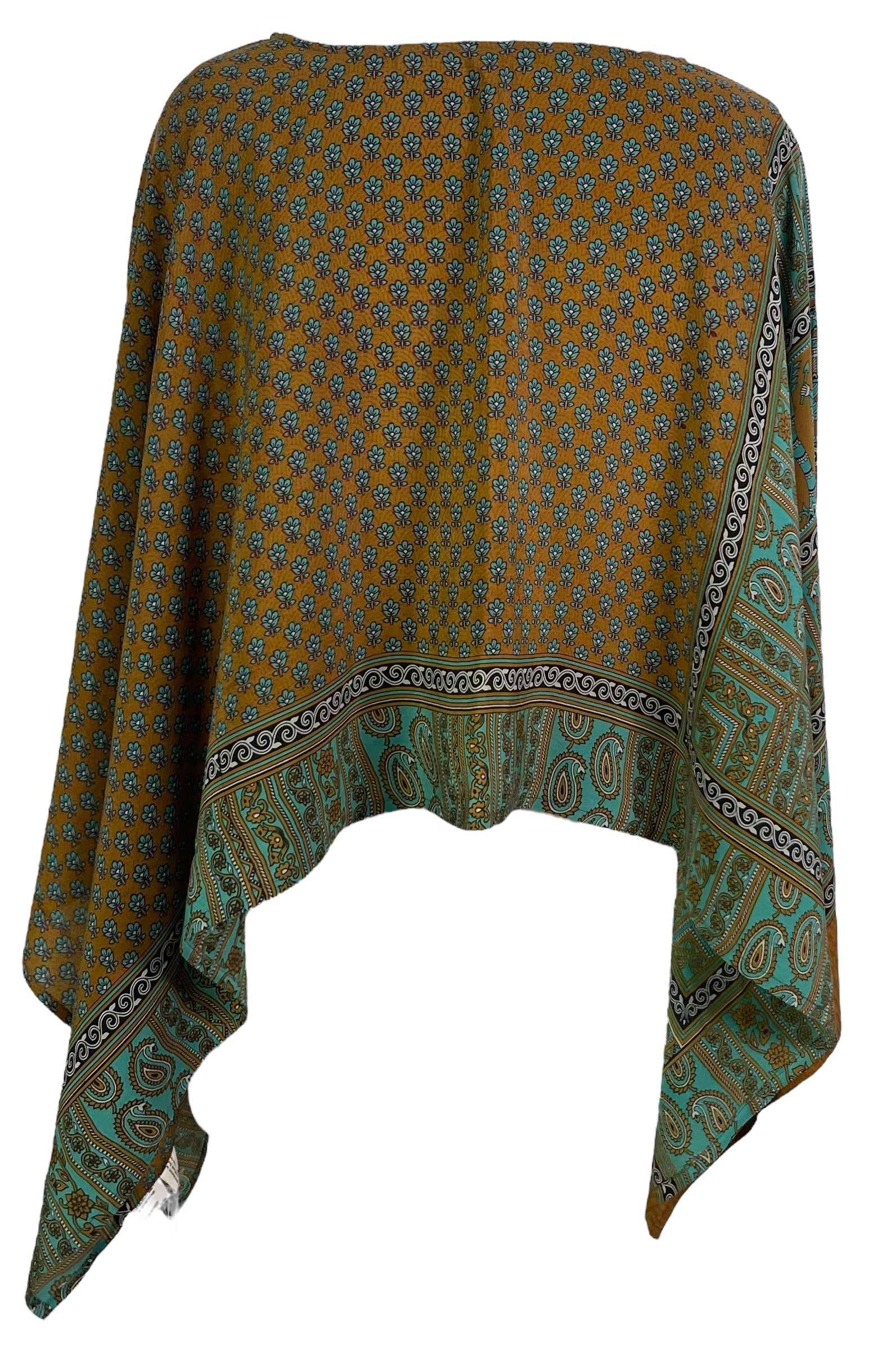 LADY LUCK PRC7288 Avatar Pure Silk Capelet Poncho