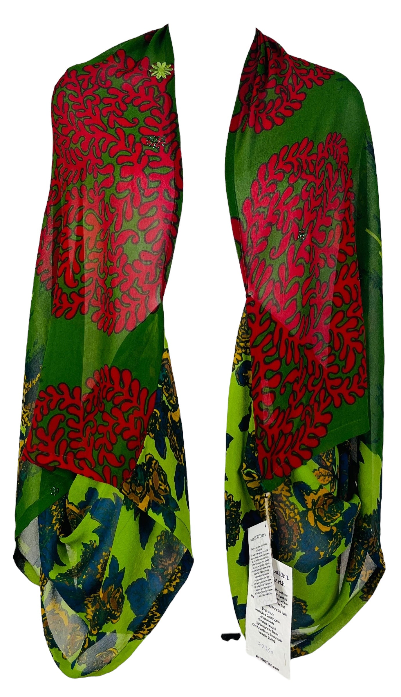 PRG7360 Sheer Wabi Sabi Pure Silk Shrug