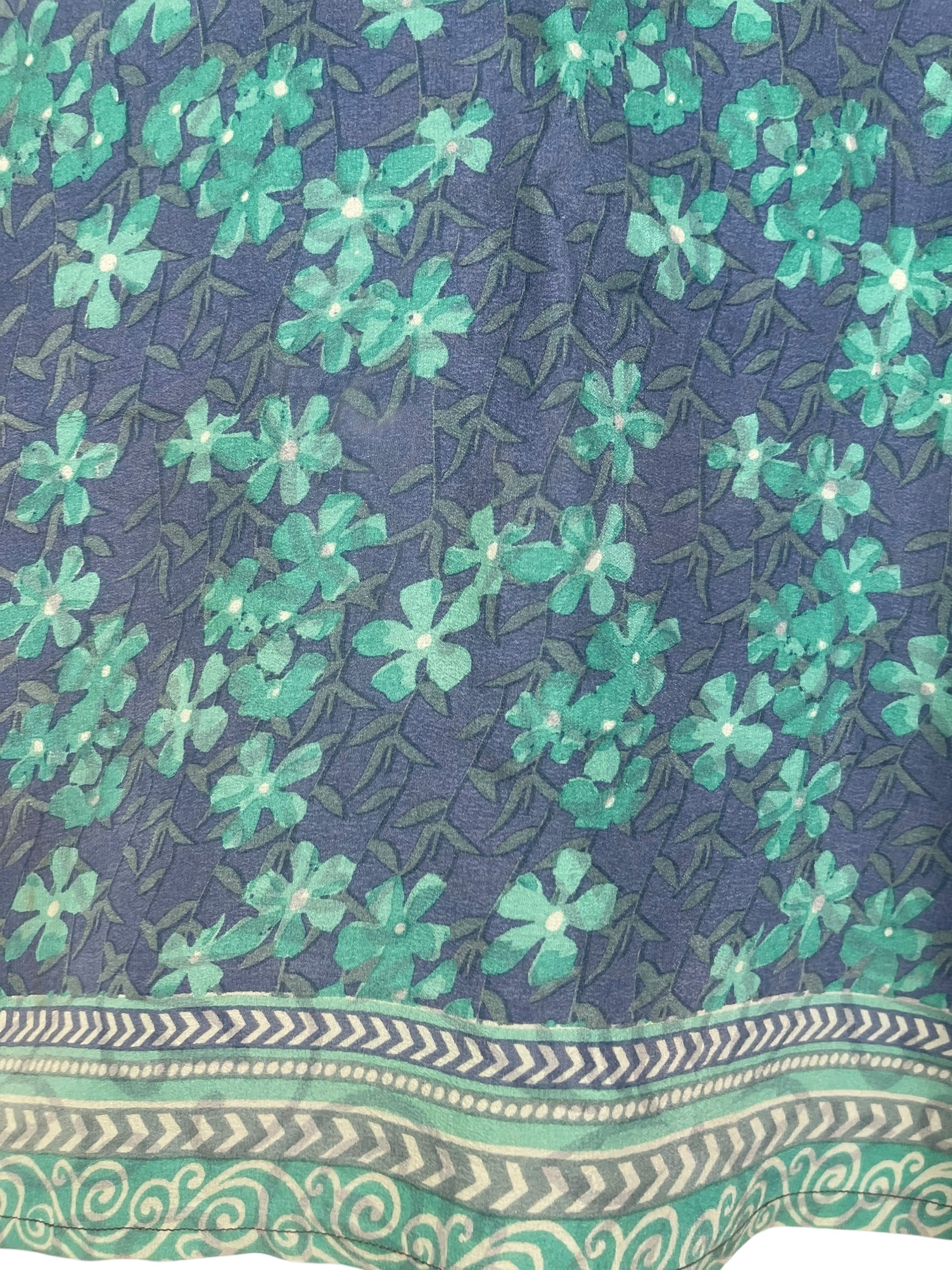 PRC7310 Avatar Pure Silk Kimono-Sleeved Top