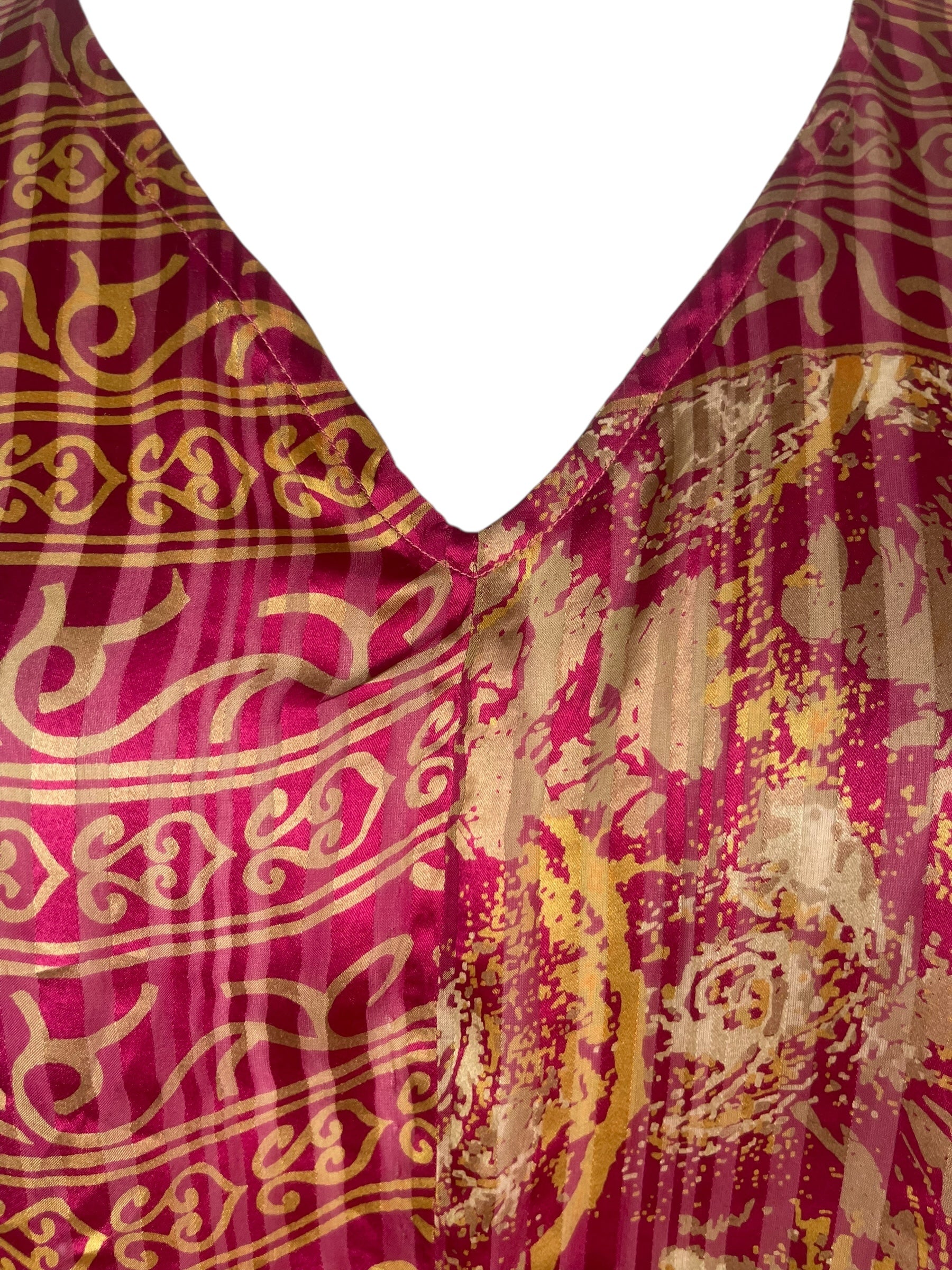 PRG8130 Sheer Avatar Pure Silk Waterfall Top