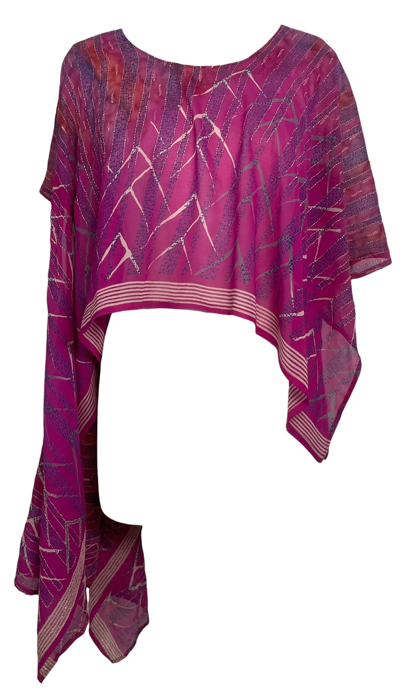 PRG8414 Sheer Wabi Sabi Pure Silk Versatile Vest