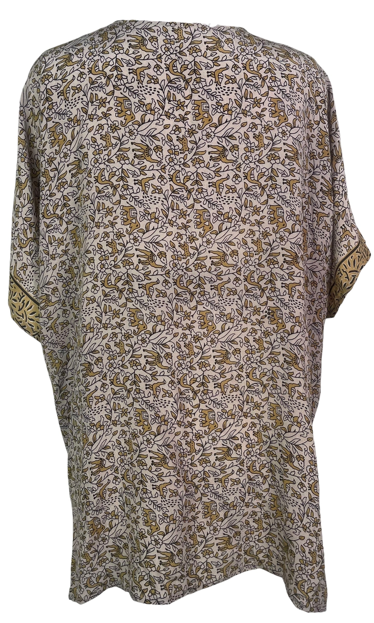 PREVIEW PRC8503 Avatar Pure Silk Kimono-Sleeved Jacket with Belt by FEBRUARY2026 – Handmade ethical Short Kimono from sariKNOTsari using upcycled silk. Designed in Canada for travel and slow fashion, loved from Toronto to LA to Sydney.