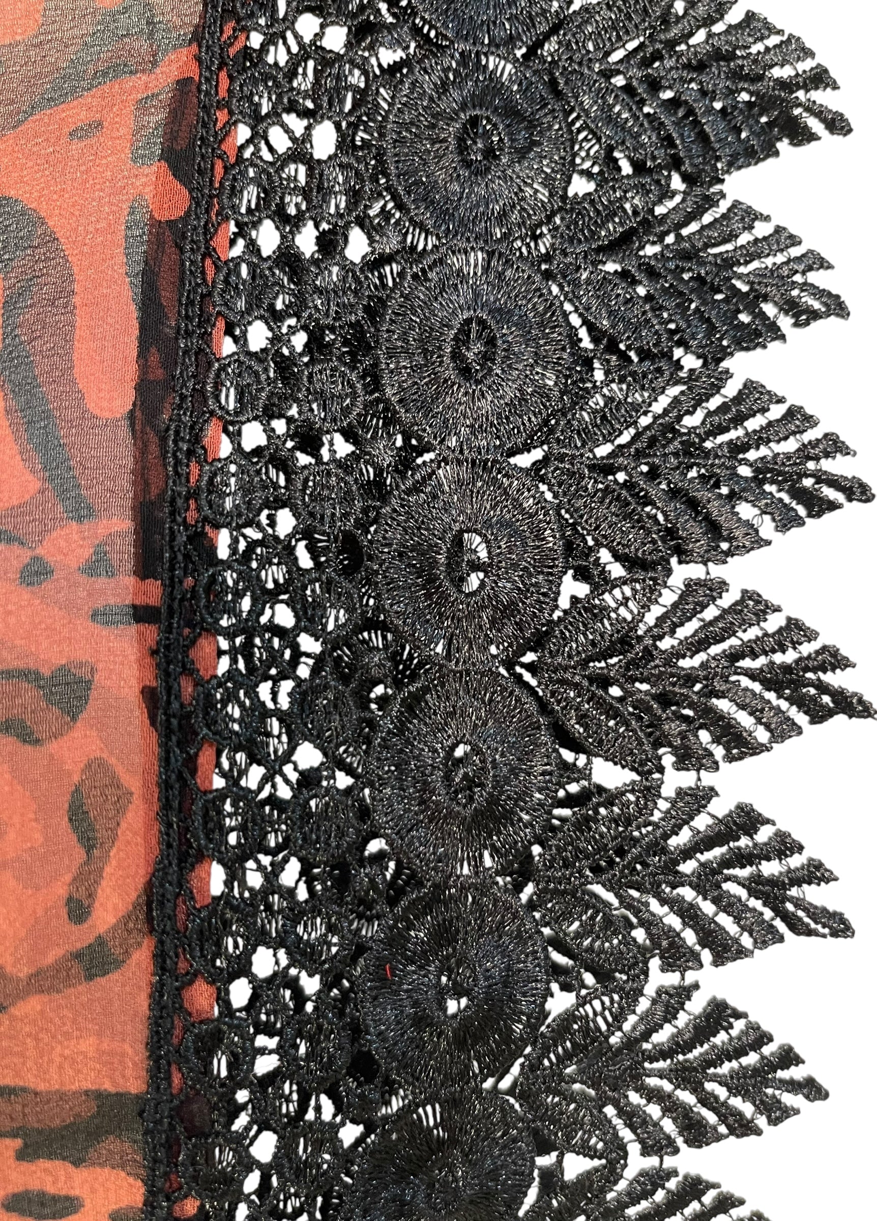 PRG7209 Sheer Avatar Pure Silk Boxy Top