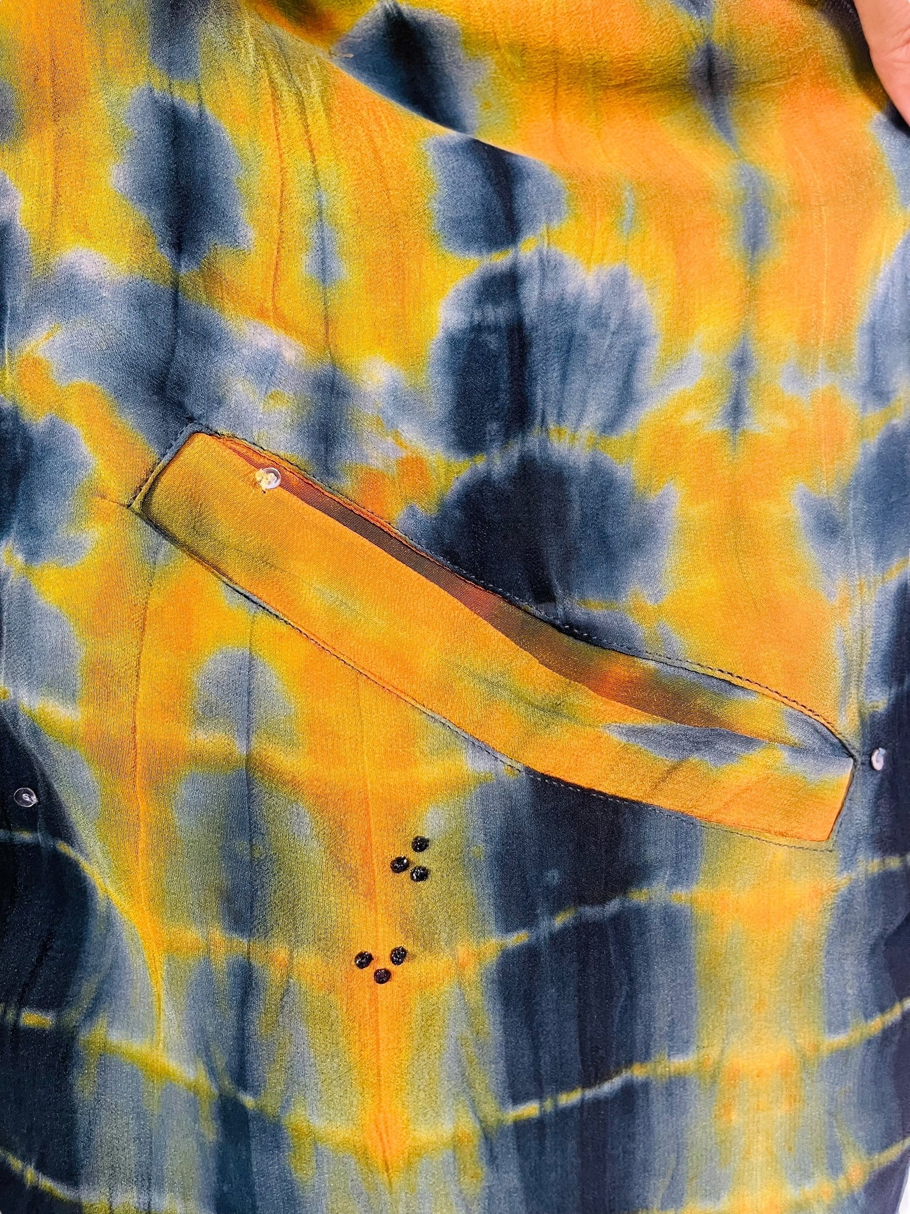 REVOLUTIONHER PRC7393 Avatar Reversible Pure Silk Jiva Jacket