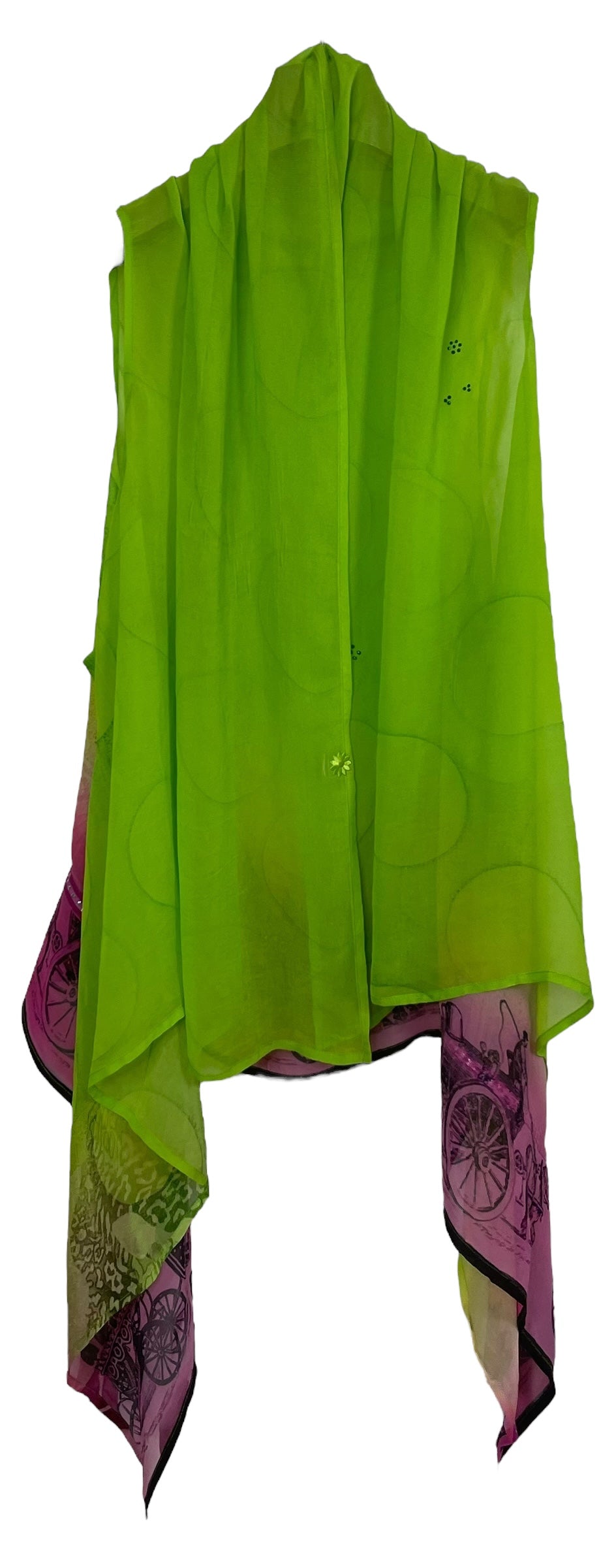 PRG7499 Sheer Avatar Pure Silk Versatile Vest