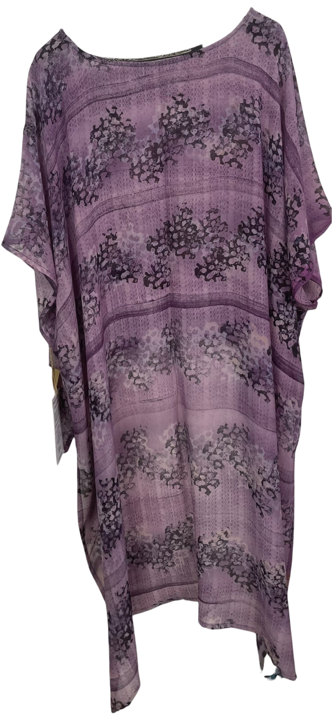 PRG8516 Sheer Wabi Sabi Pure Silk Hi Lo Top